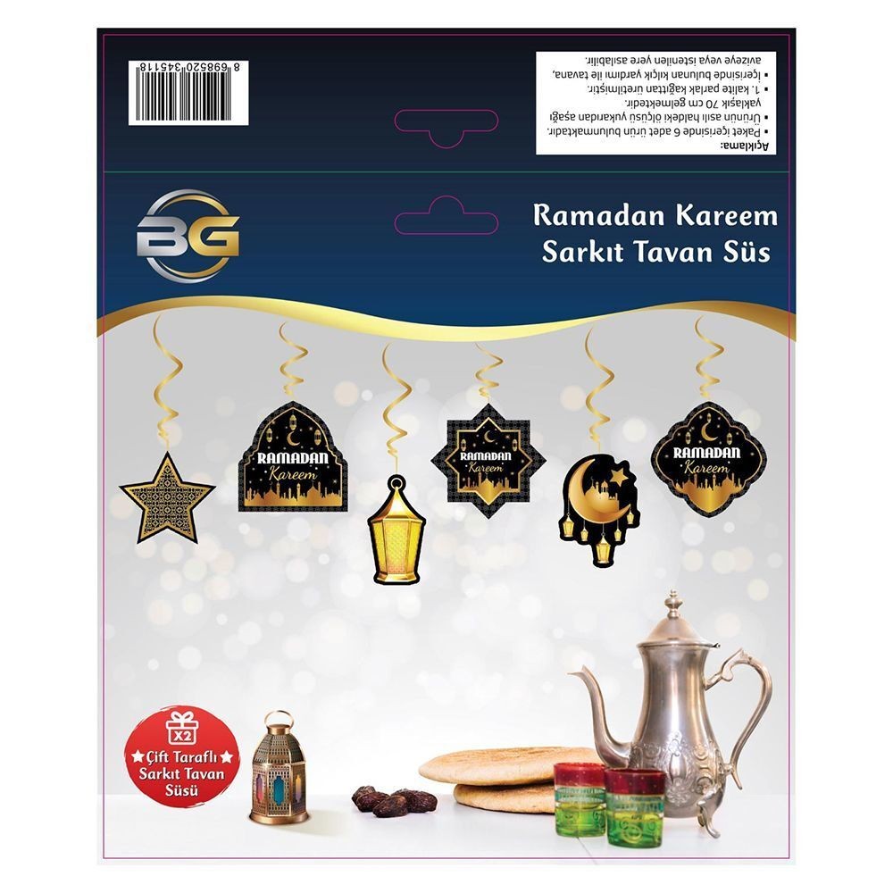 Ramazan Süsü  Sarkıt Tavan Süs Ramadan Kareem