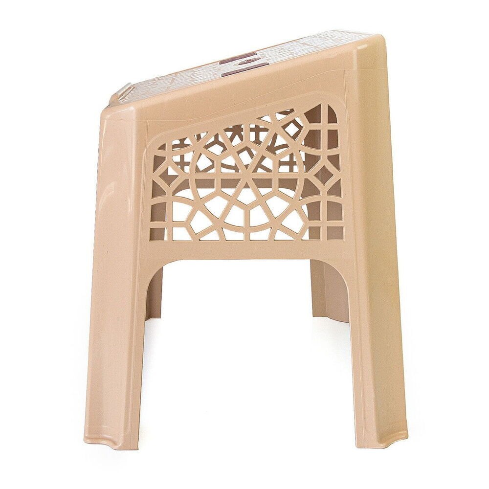 Plastik Rahle Mevlevi Model 12 Adet ( 47×31 ) Krem + 12'li Namaz Takke Hediyeli