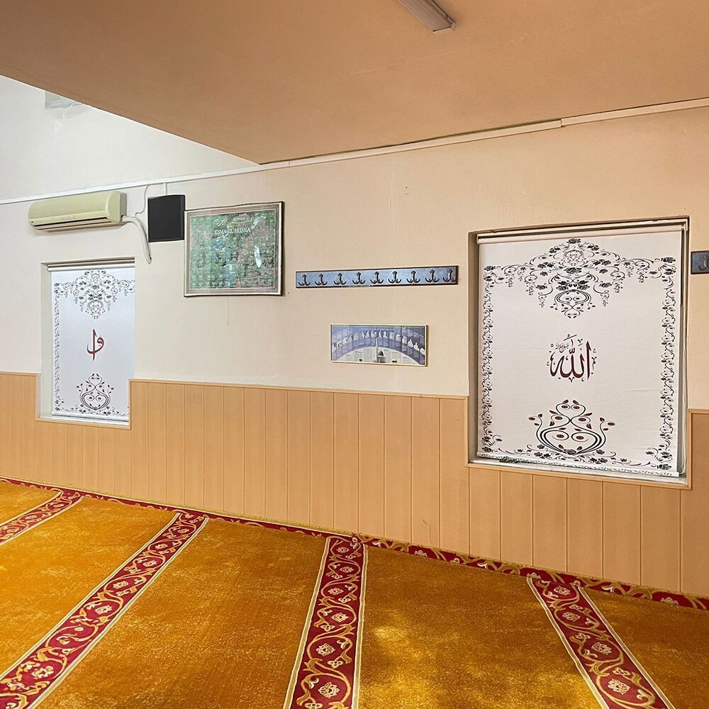 Cami Üst Balkon Bay Bayan Ayırıcı Storlu Perde(150*210 cm)