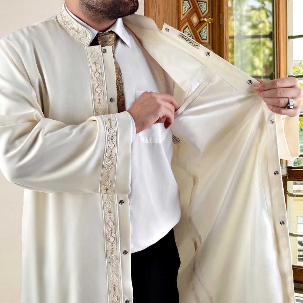 Alim İmam Cübbesi Krem