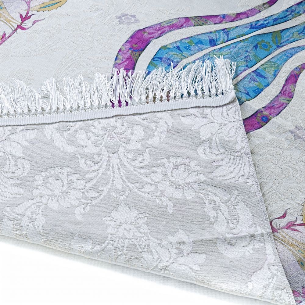 İnce Pamuk Seccade Mavi - Lale 70x117 cm - 370 gr