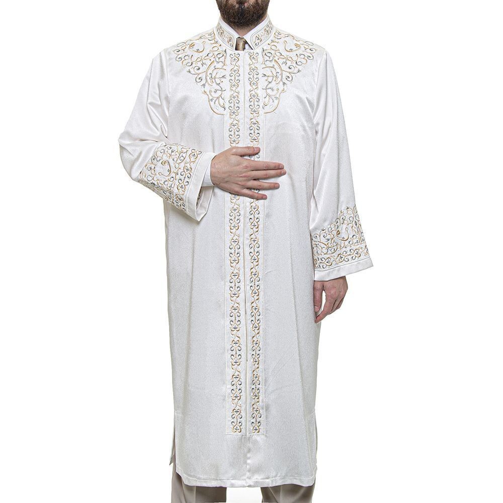 Lüks Nevevi İmam Cübbesi - Krem
