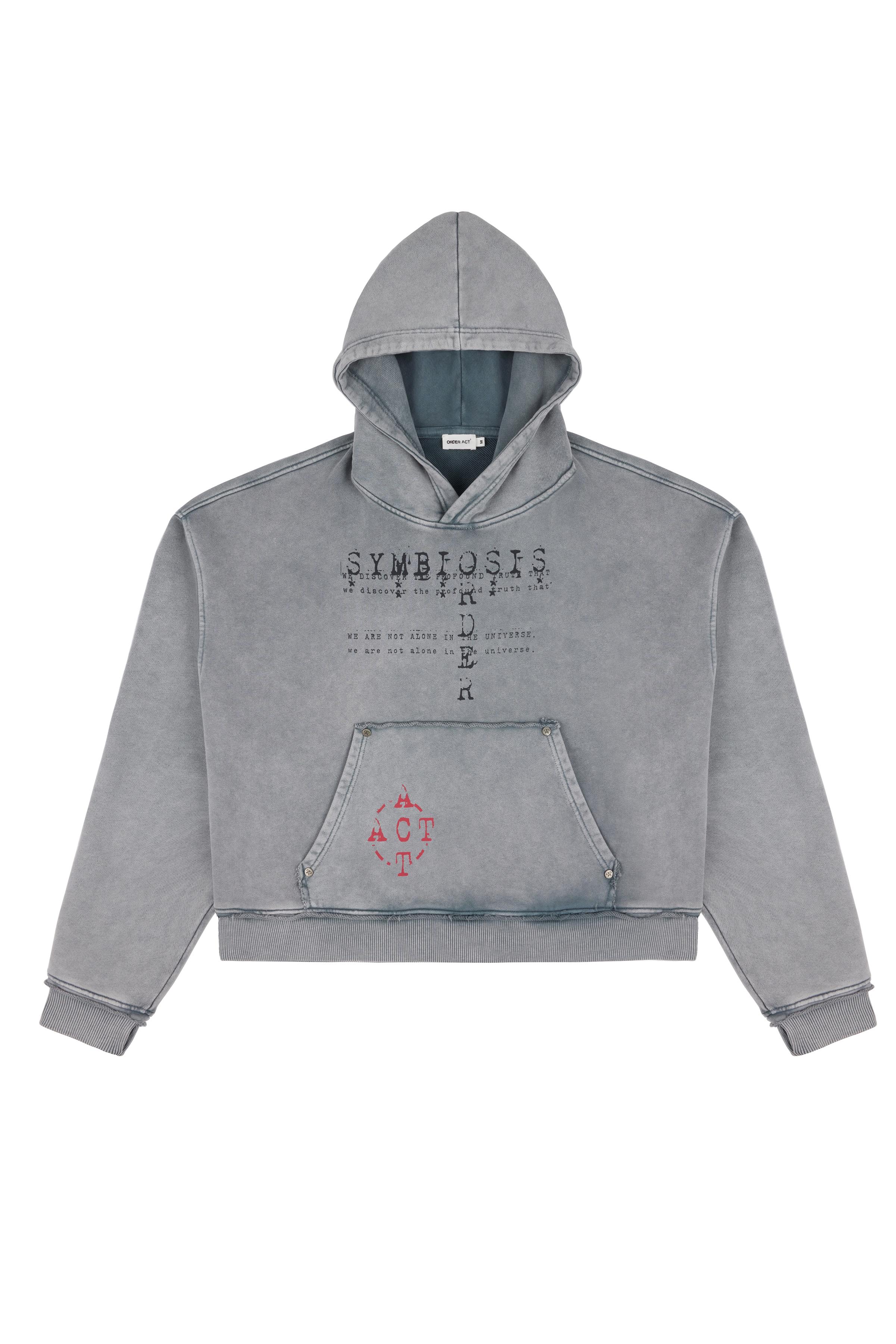 Symbiosis Hoodie 'Light Gray'