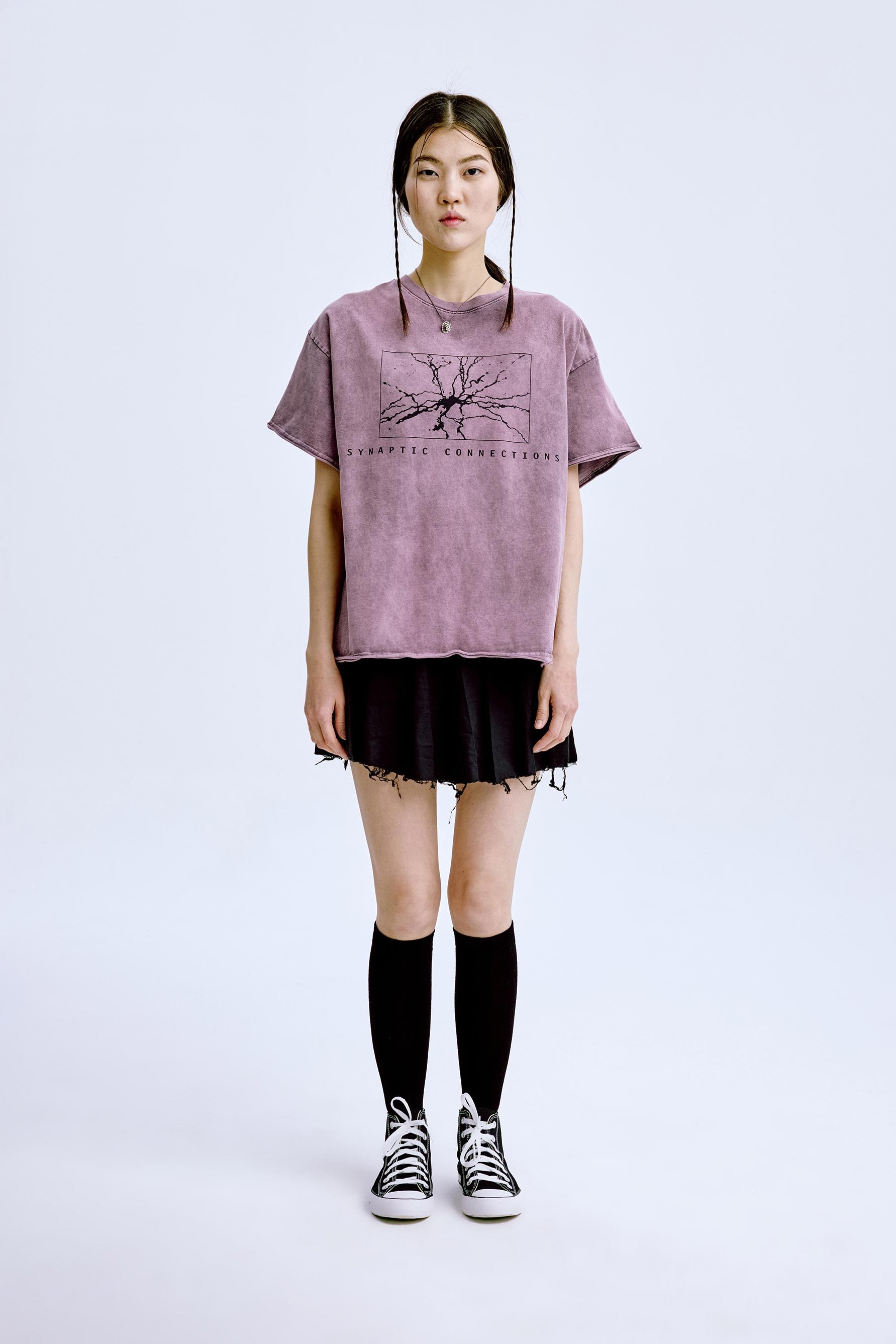 Synaptic Tee 'Washed Pink'