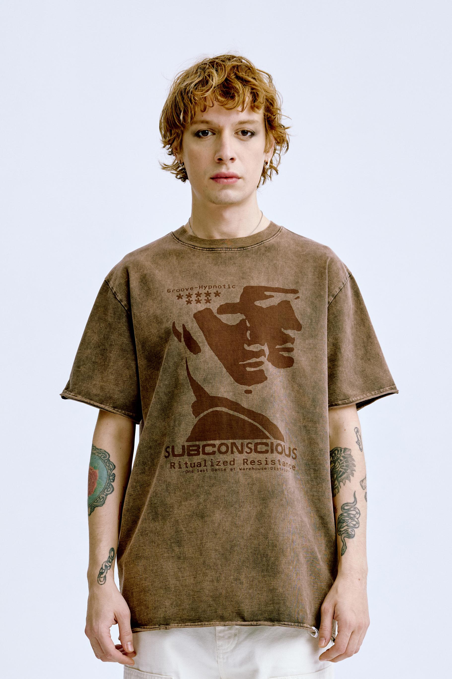 Subconcious Tee 'Washed Brown'