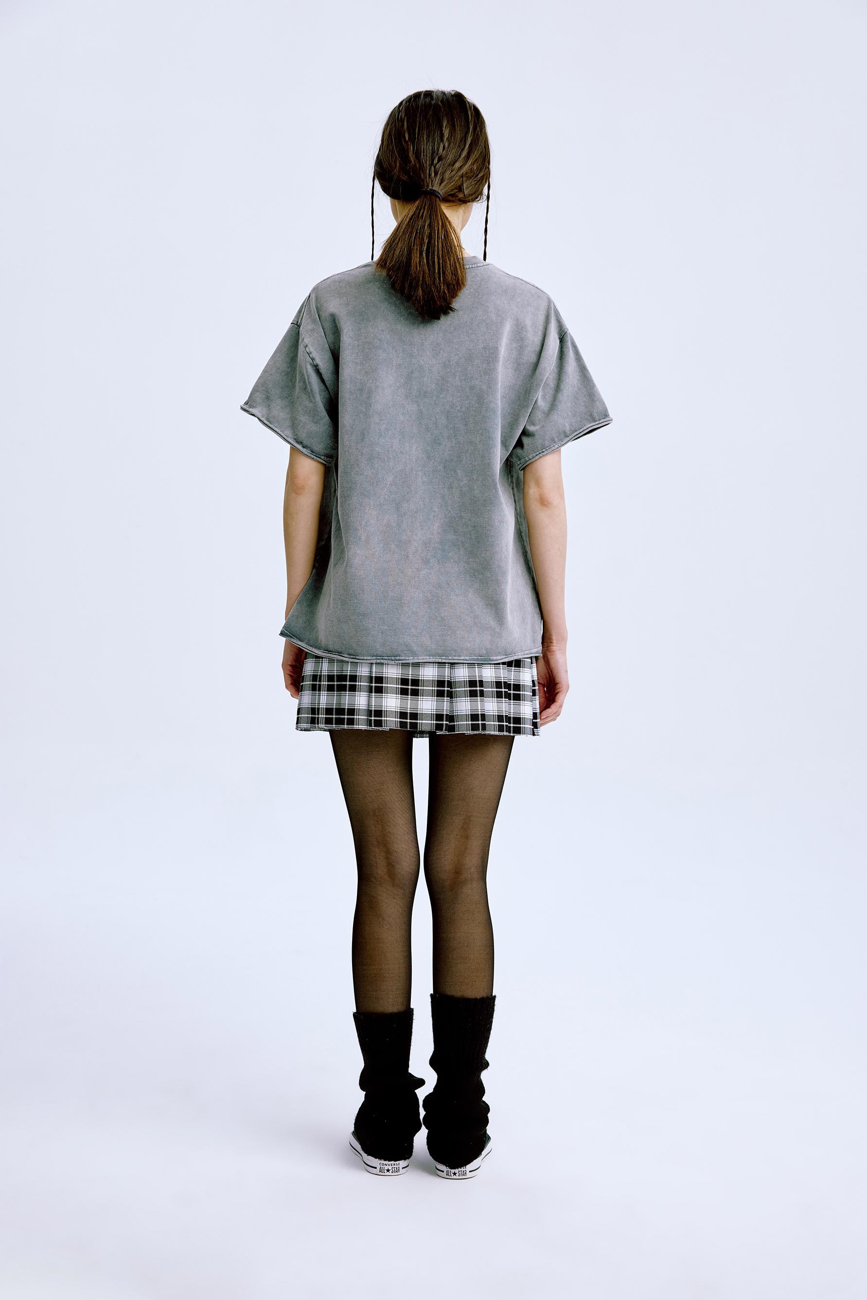 Distorted T-Shirt 'Washed Grey'