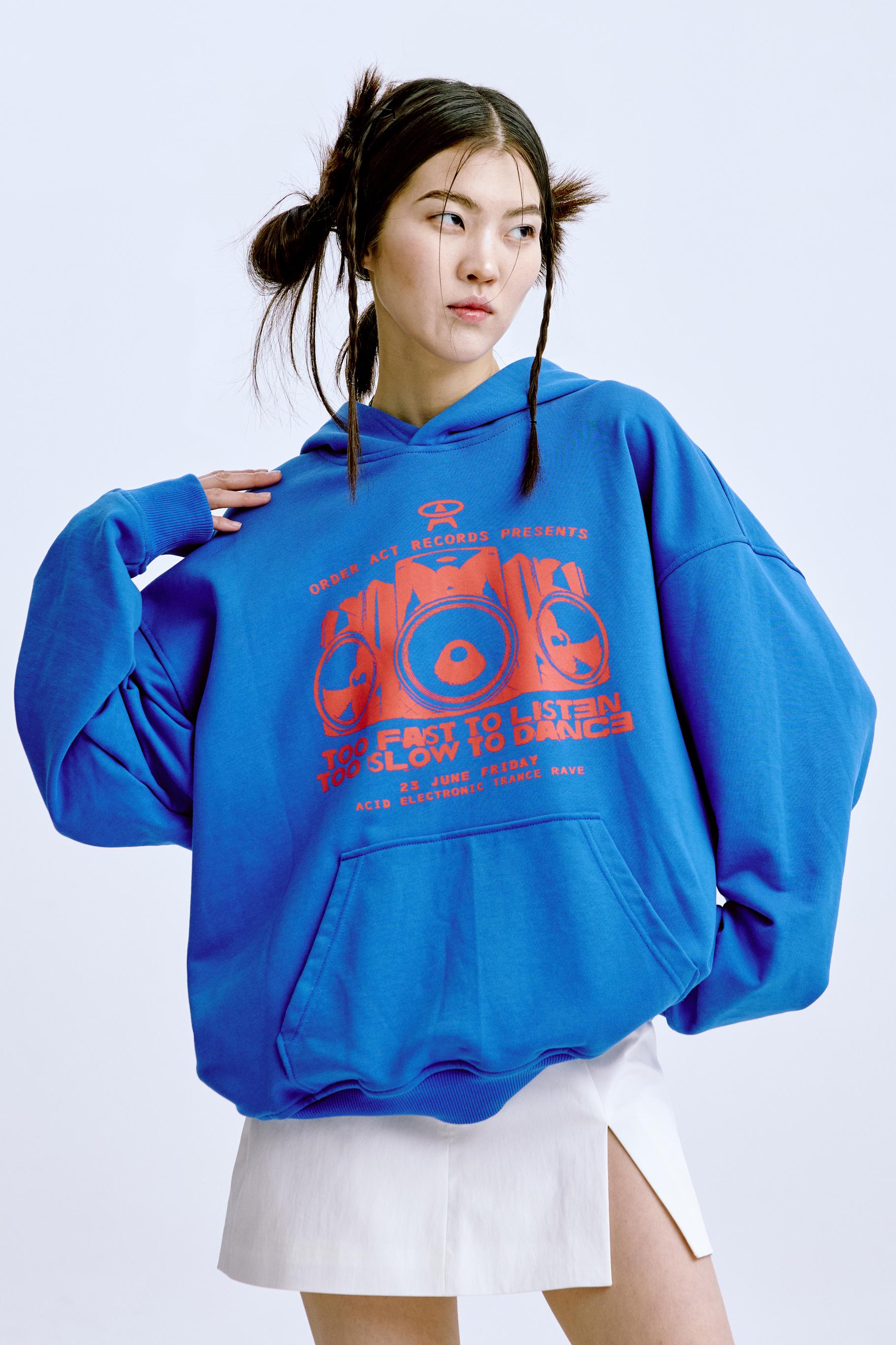 Too Fast Hoodie 'Saxe Blue'