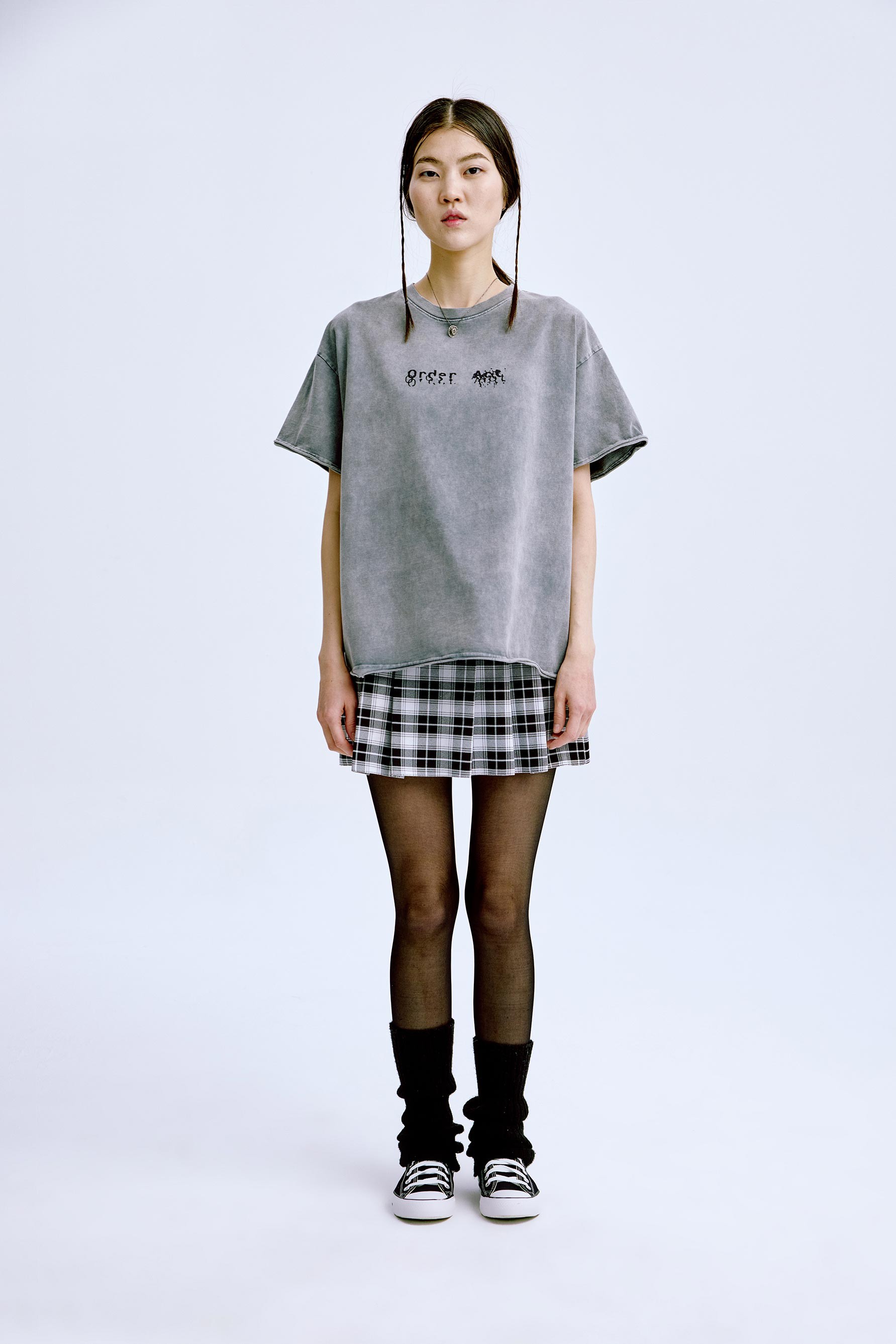 Distorted T-Shirt 'Washed Grey'