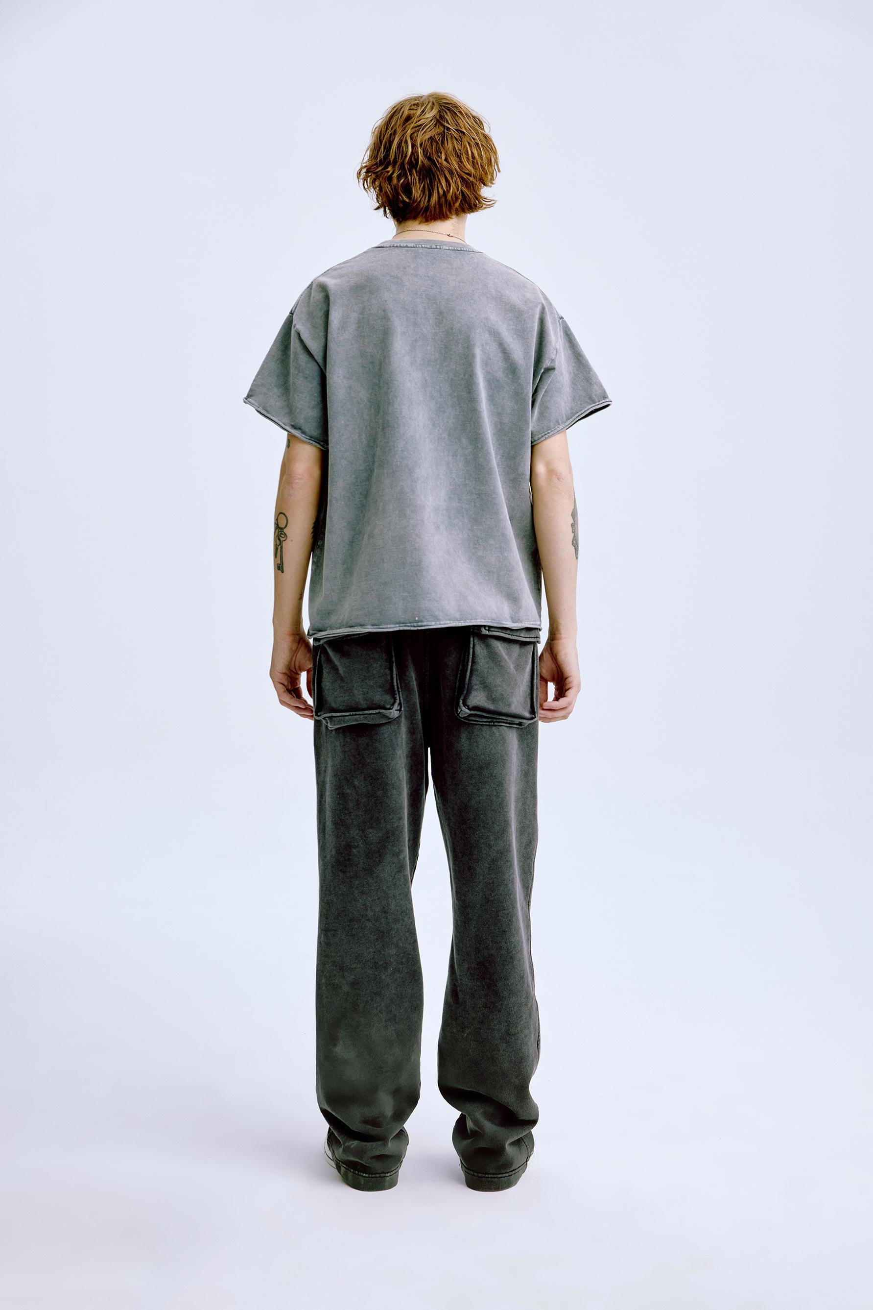 Distorted T-Shirt 'Washed Grey'