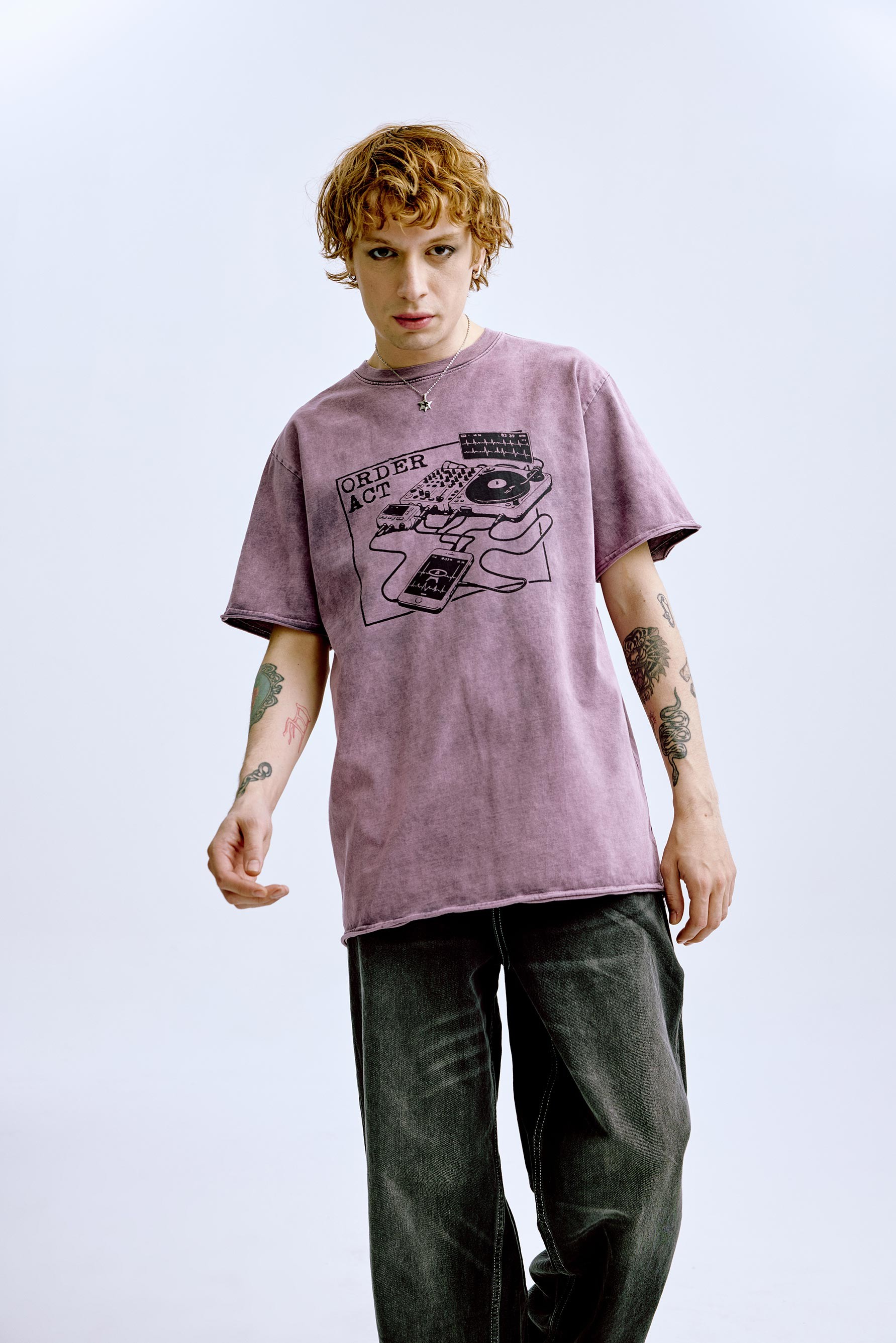 Life Unit Tee 'Washed Pink'