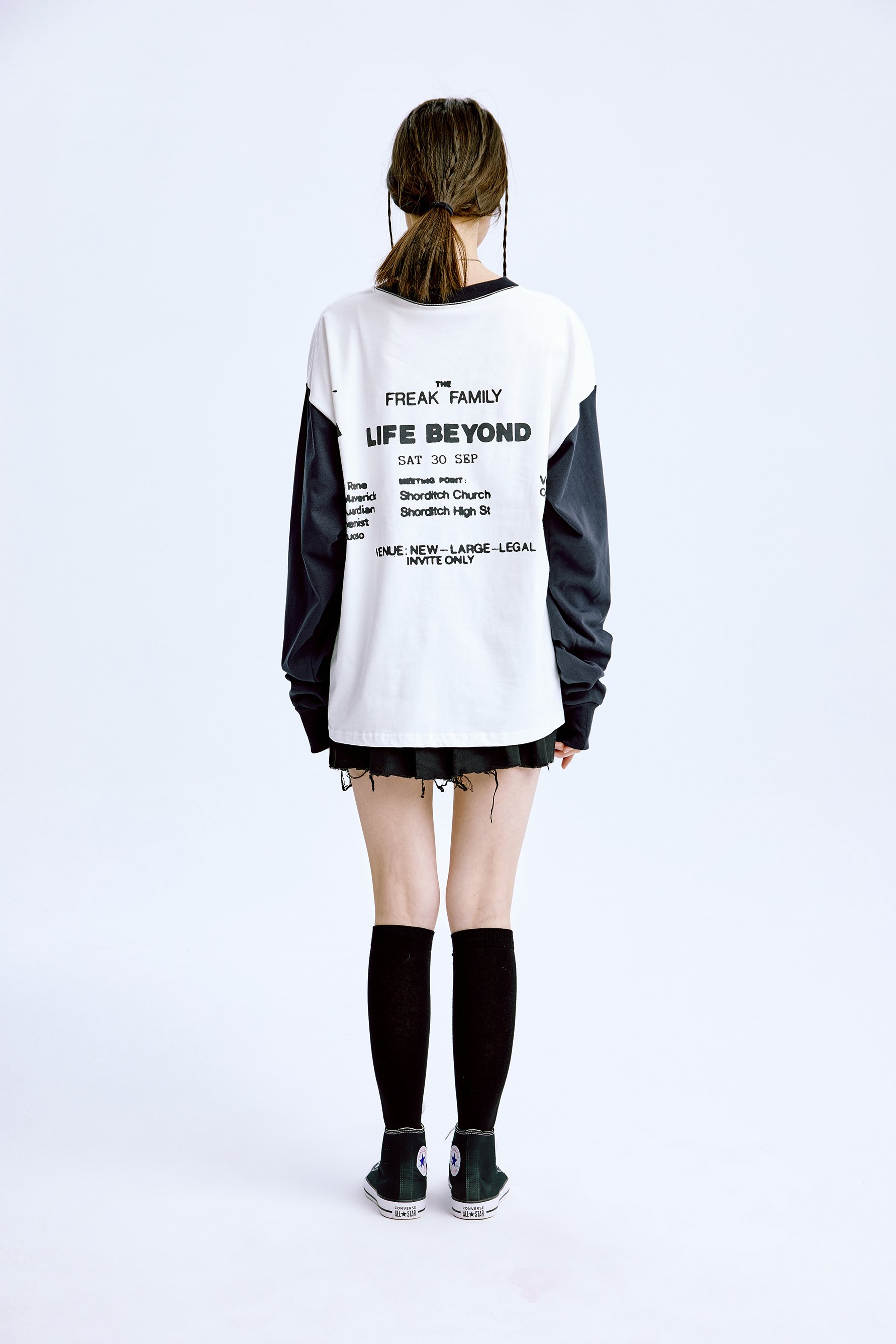 Private Party Long Sleeve T-shirt 'Weiß'