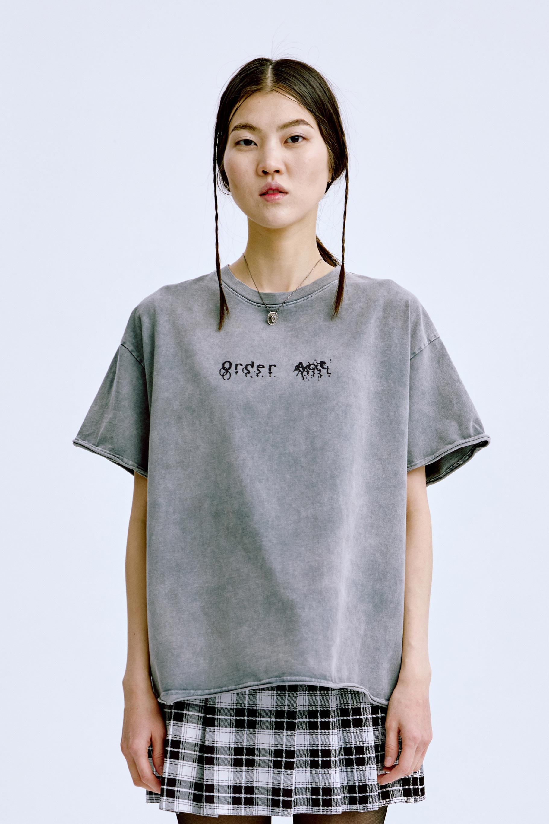 Distorted T-Shirt 'Washed Grey'