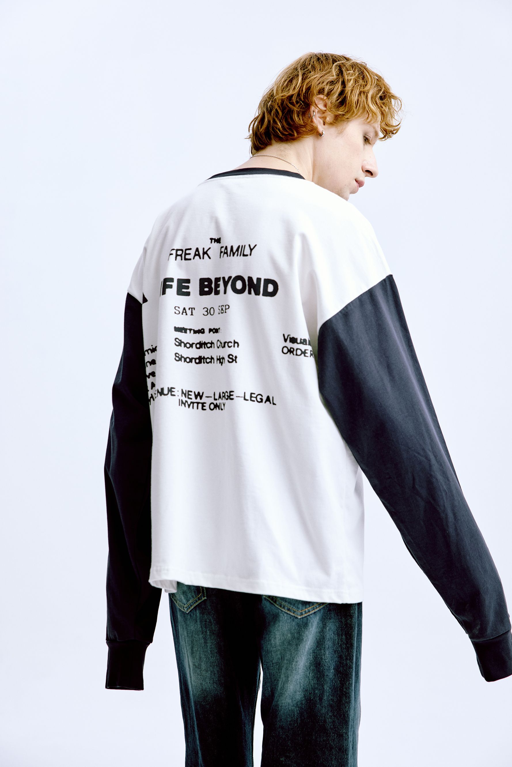 Private Party Long Sleeve T-shirt 'Weiß'