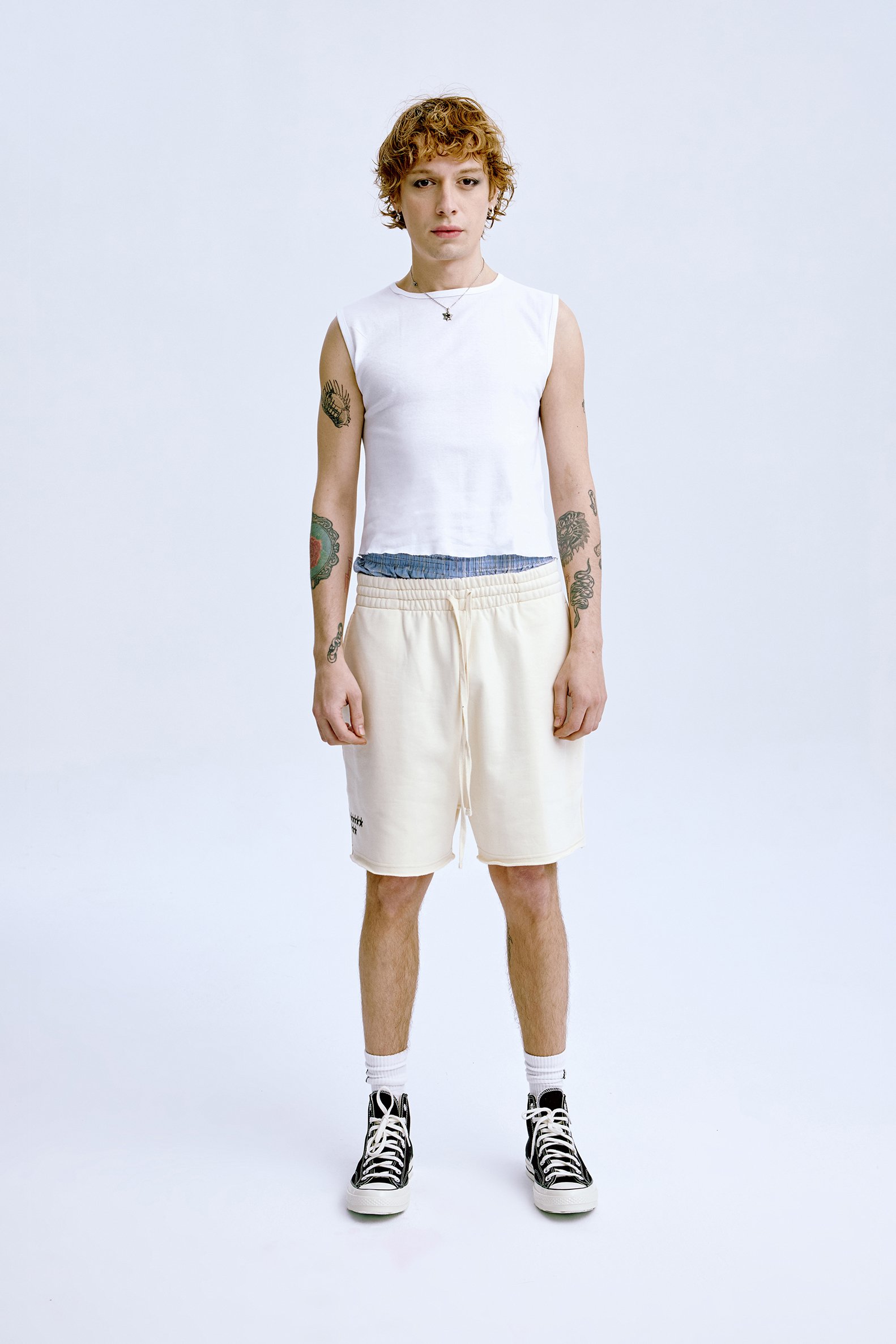 Basic Asterisk Short 'Cream'