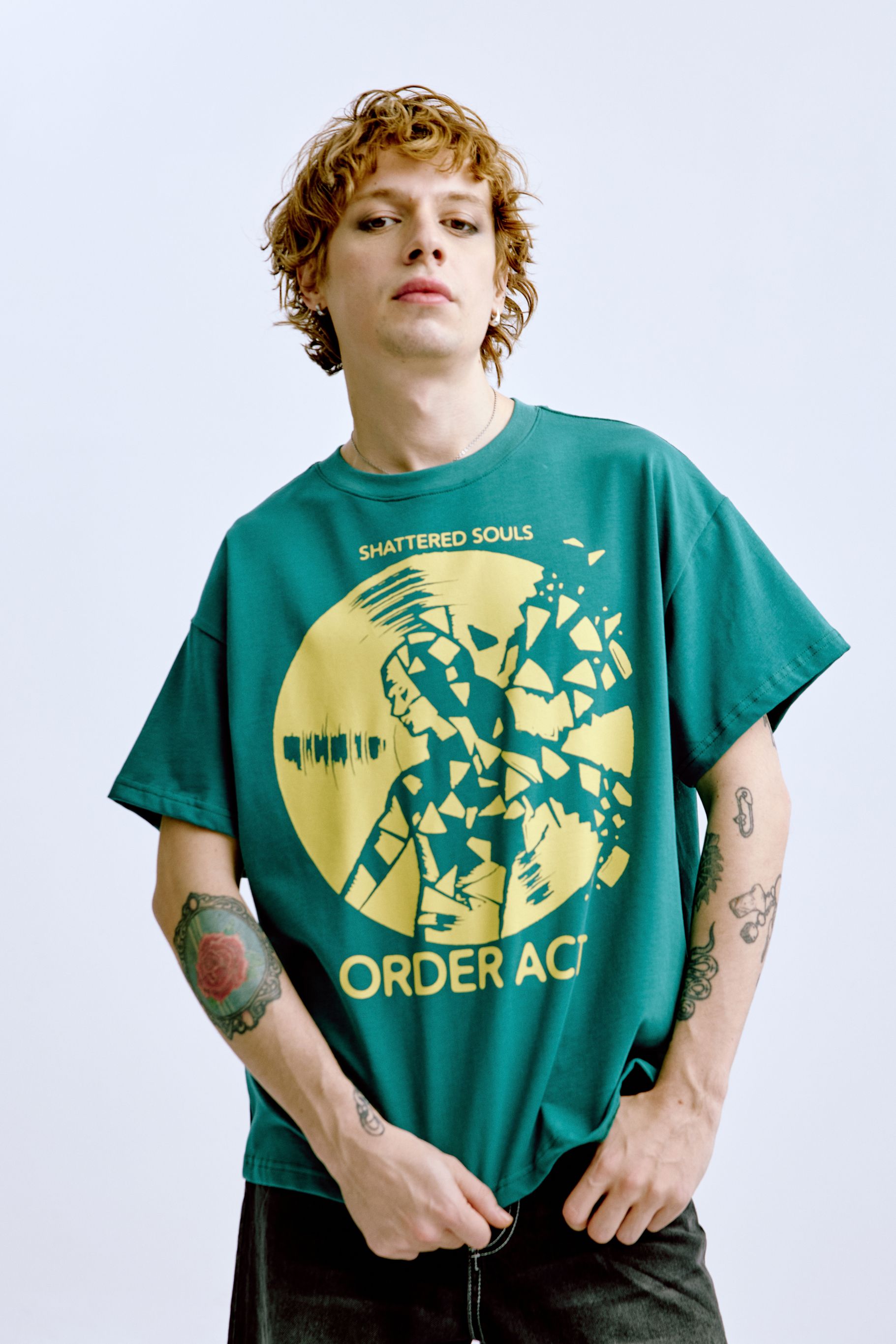 Shattered T-shirt 'Green'