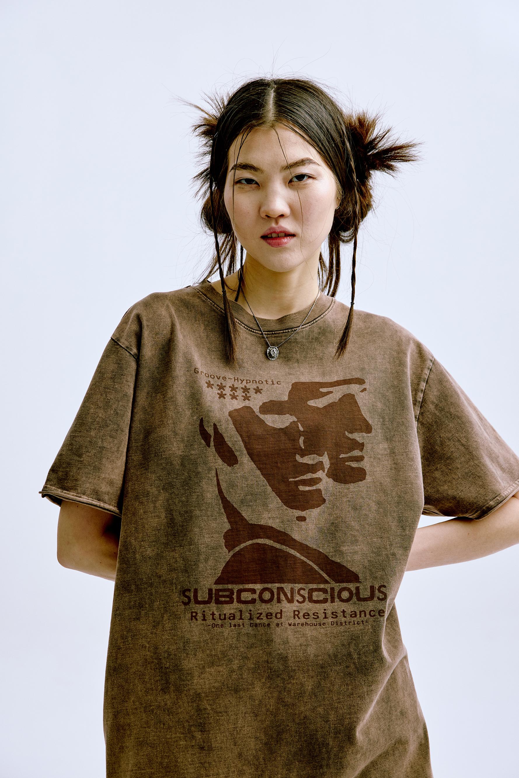 Subconcious Tee 'Washed Brown'