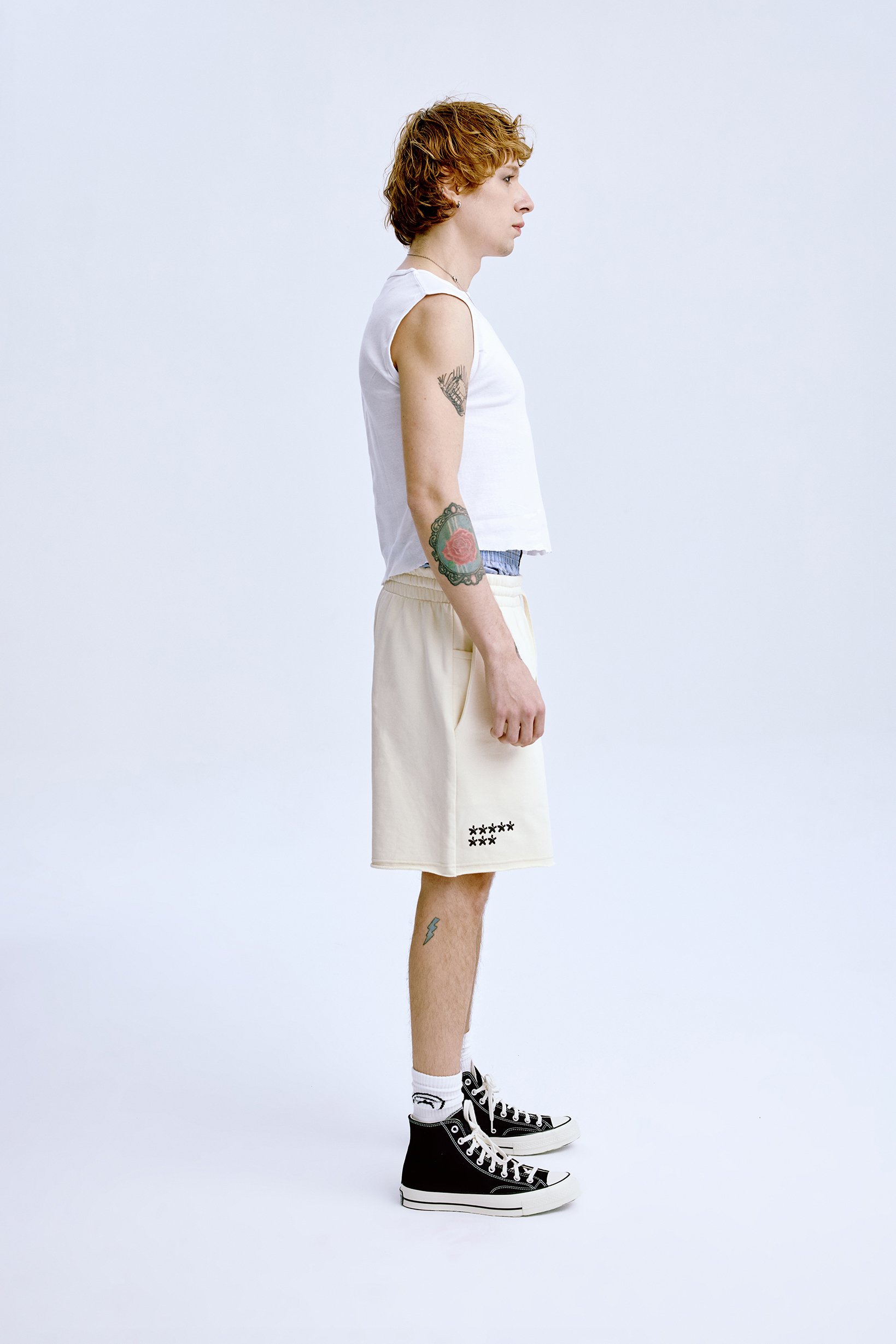 Basic Asterisk Short 'Cream'