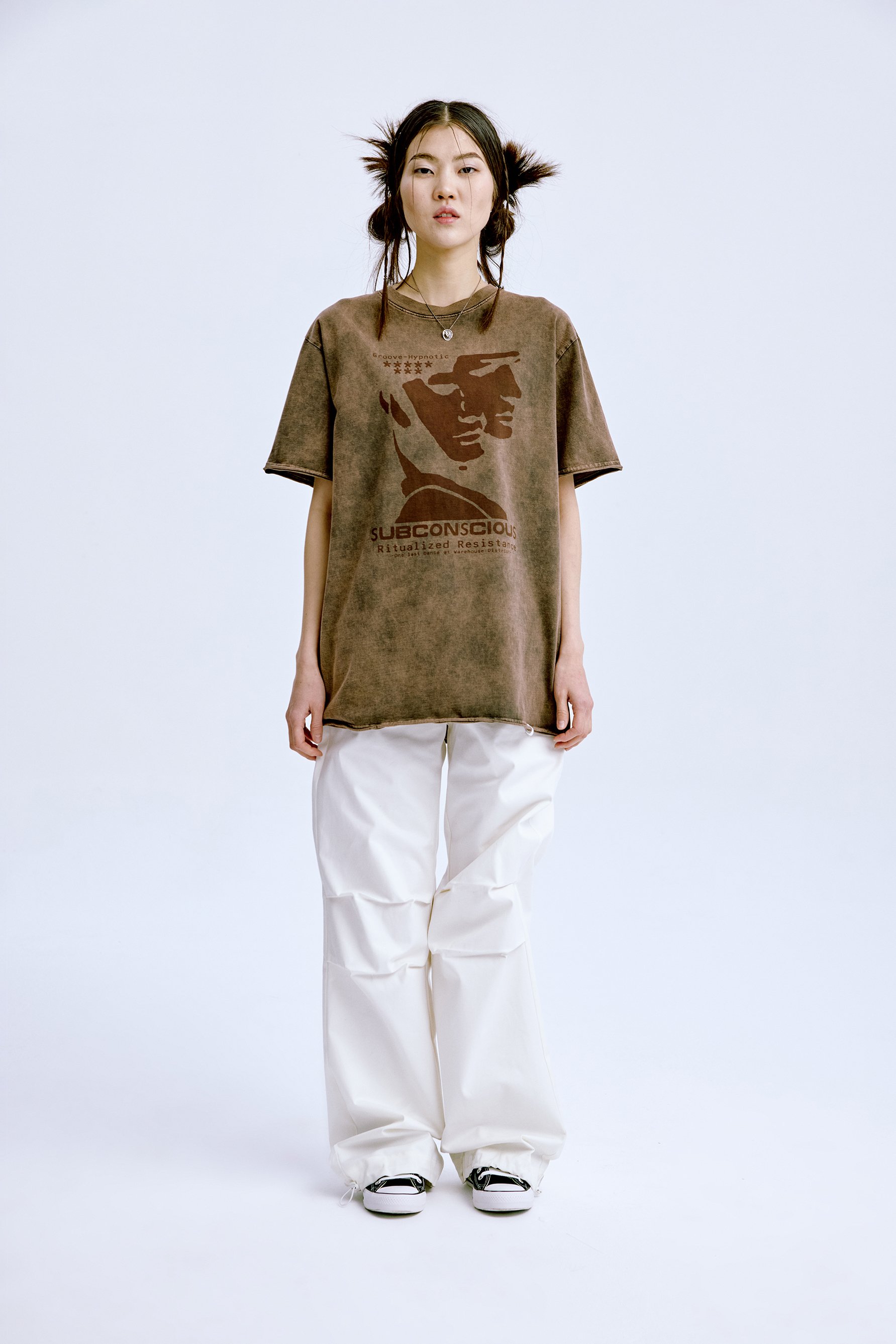 Subconcious Tee 'Washed Brown'