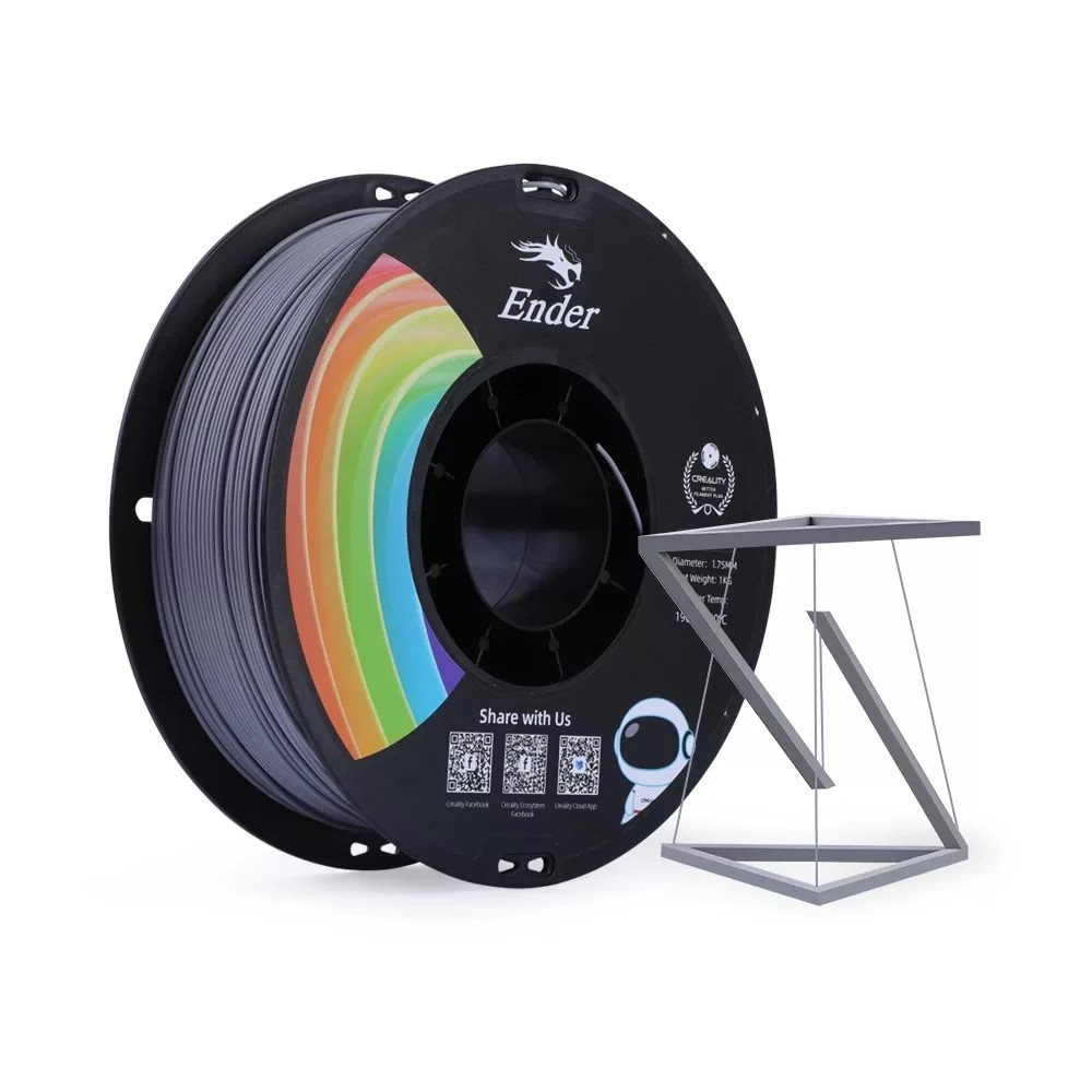 Creality Ender PLA+ Filament 1.75mm 1kg - Gri