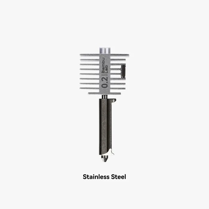 Bambu Hotend - A1 Series Nozzle - 0.2 mm Stainless Steel