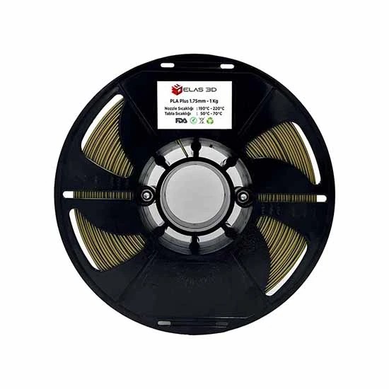 Elas 1.75mm PLA Plus Filament 1kg - Bronz