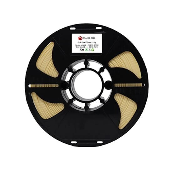 Elas 1.75mm PLA Plus Filament 1kg - Bej