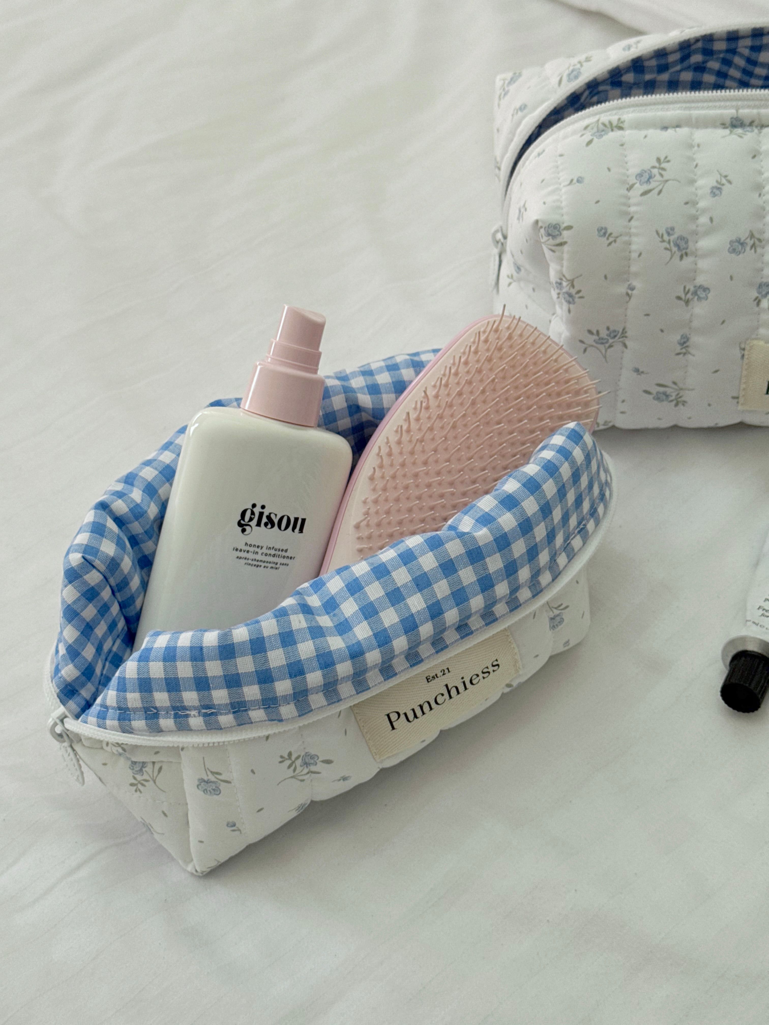 Blue Meadow Makeup Bag