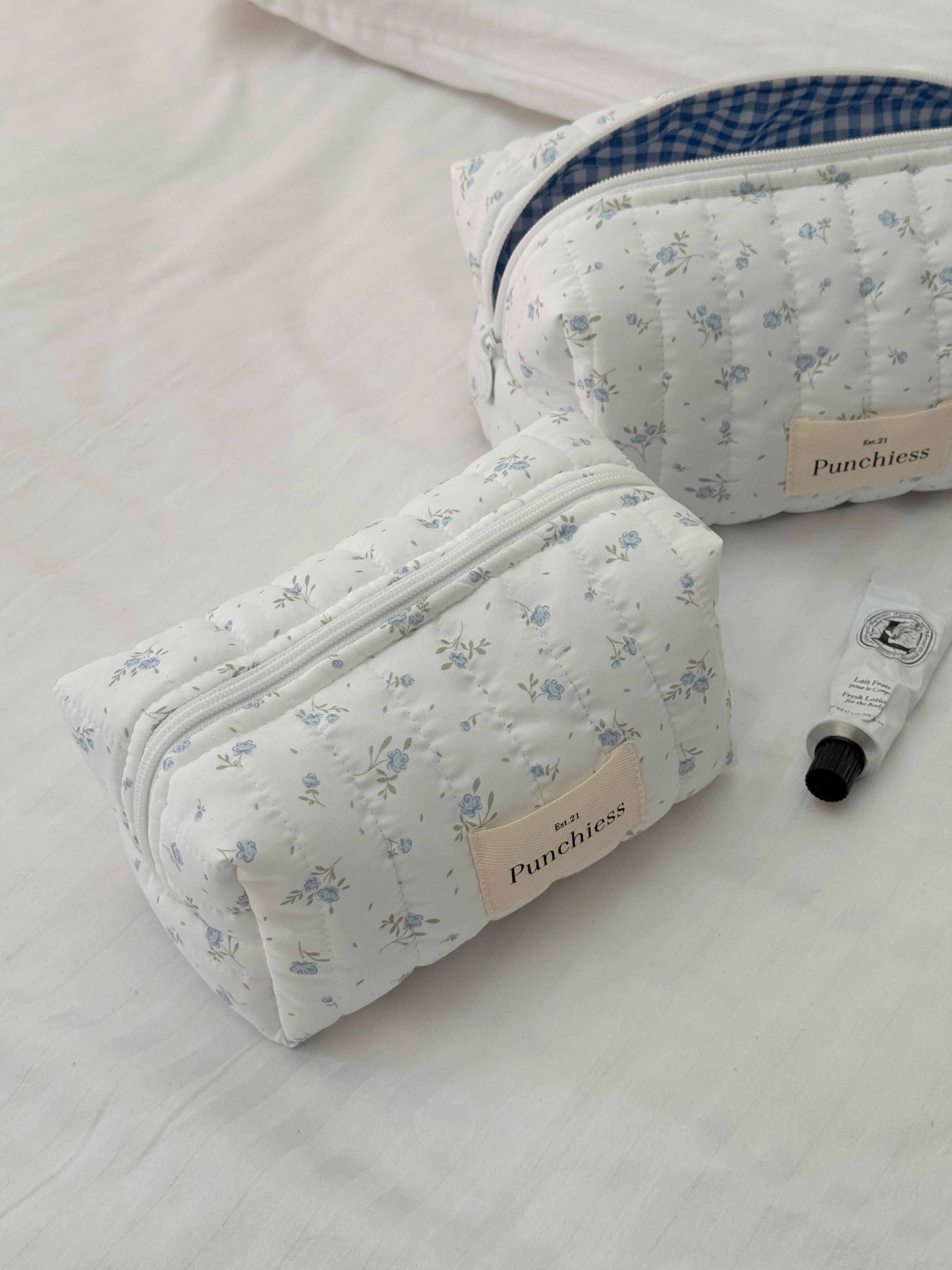 Blue Meadow Makeup Bag