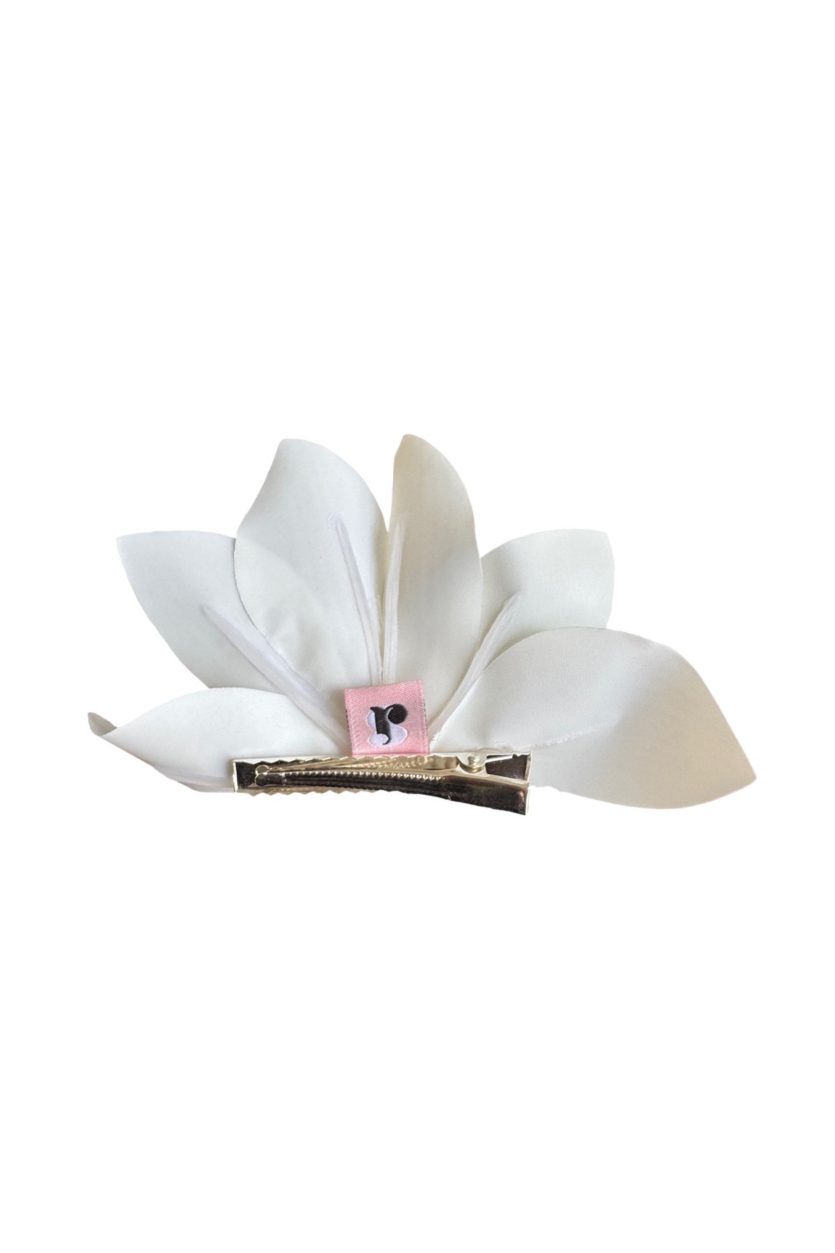 White Singapore Orchid Hair Clip