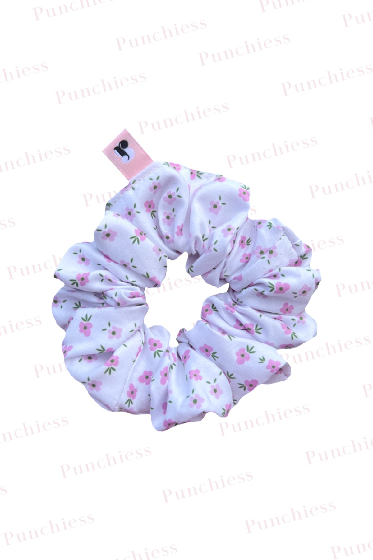 Scrunchie Çiçekli Toka