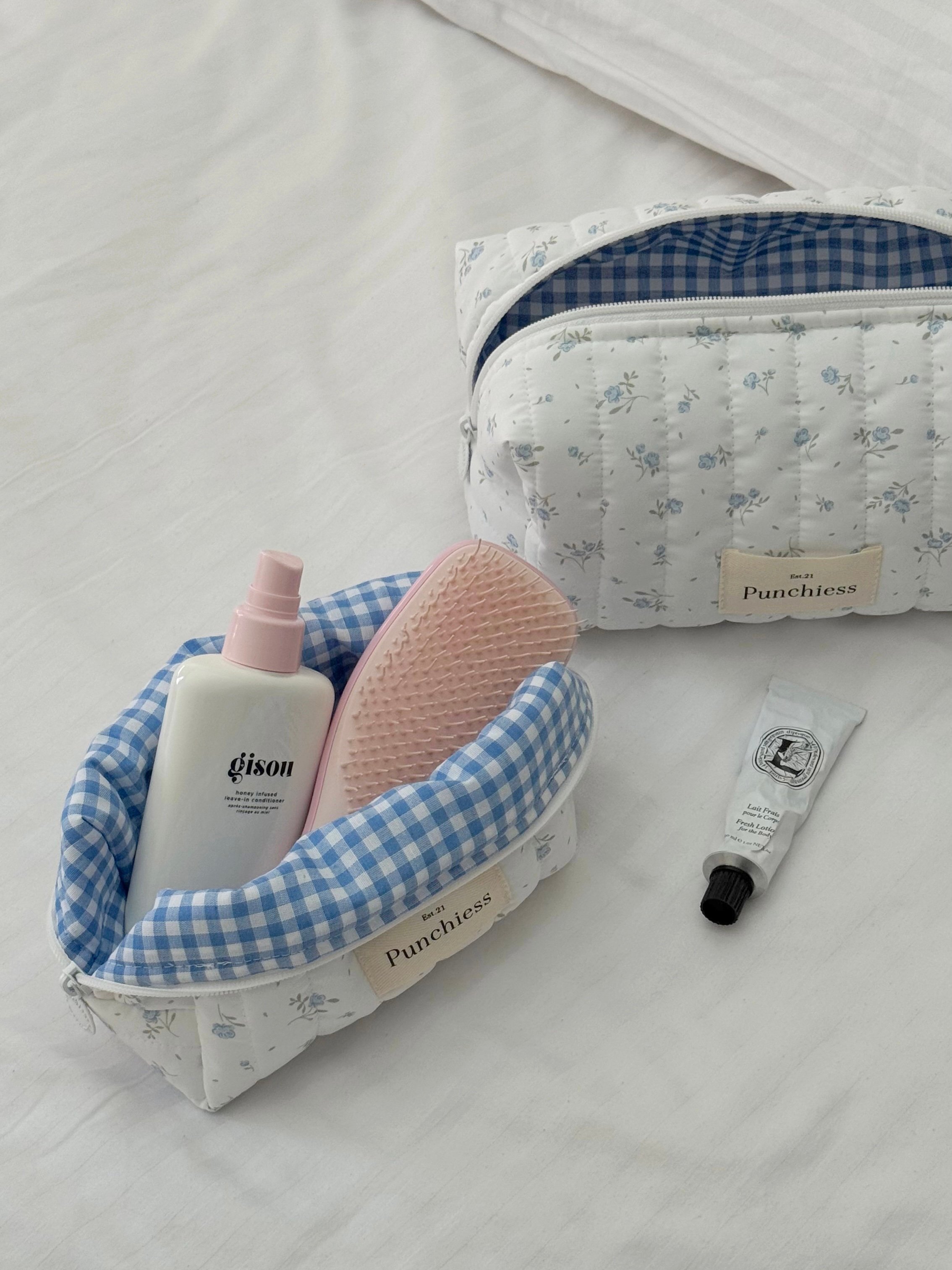 Blue Meadow Makeup Bag