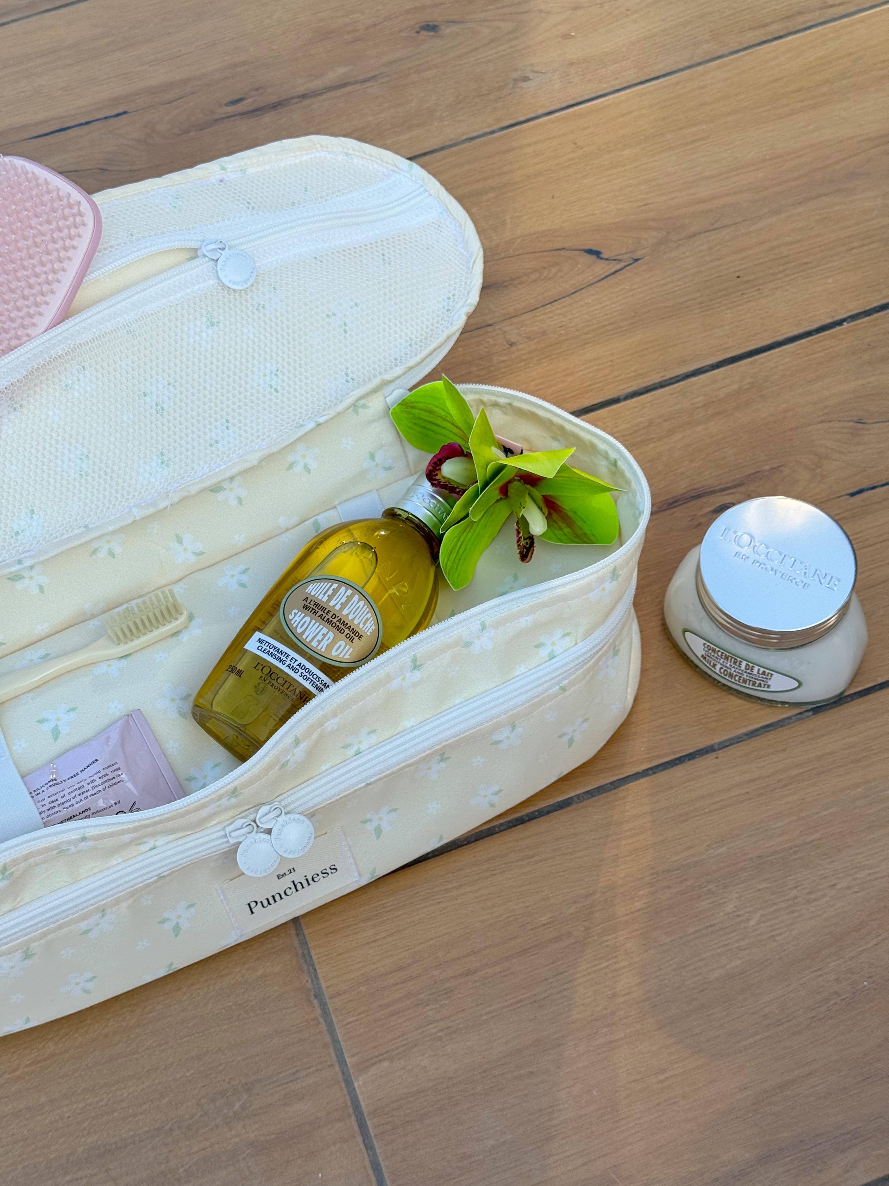 Buttercream Blossom Double Vanity Case