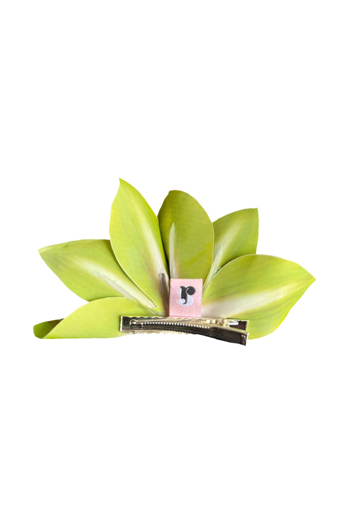 Green Singapore Orchid Hair Clip