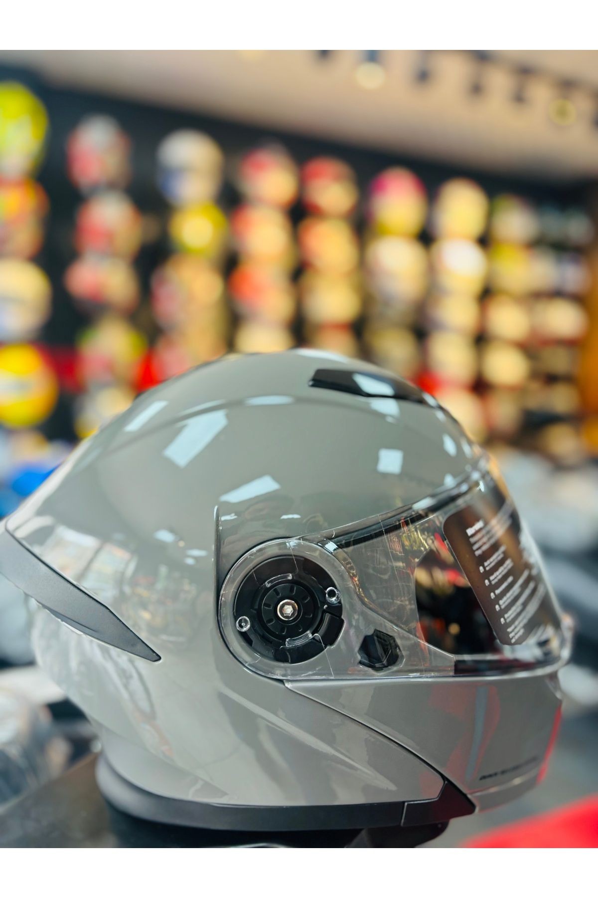 FAZER NARDO GREY ÇENE AÇILIR GÜNEŞ VİZÖRLÜ MOTOSİKLET KASKI