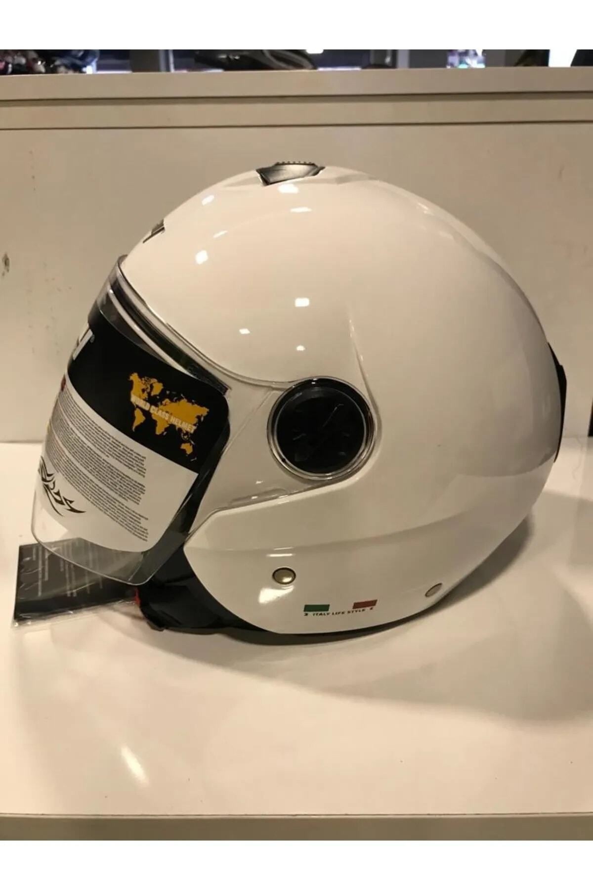 715 Yarım Açık Motosiklet Ve Scooter Kaskı