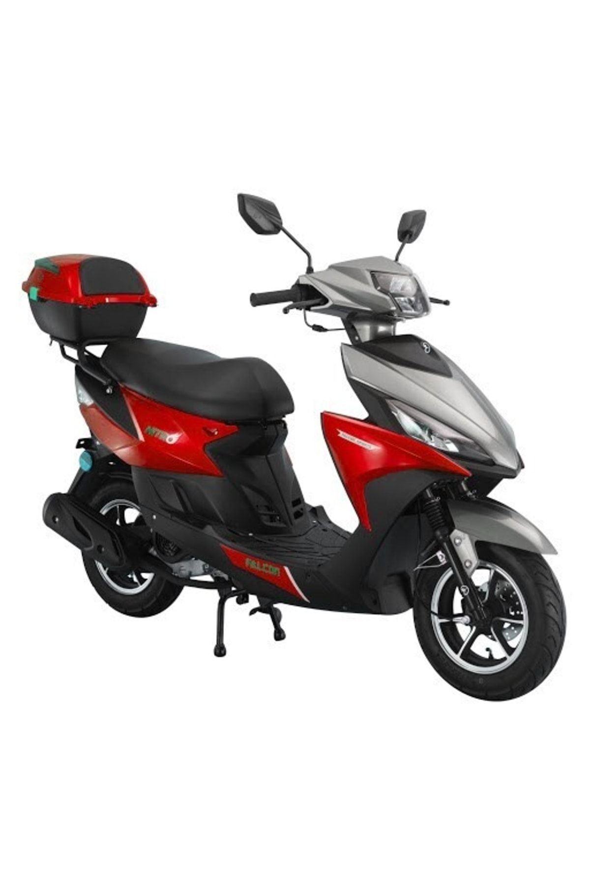 Motosiklet Nitro 50 Cc Scooter Kırmızı Yeni Nesil Güçlü Motor