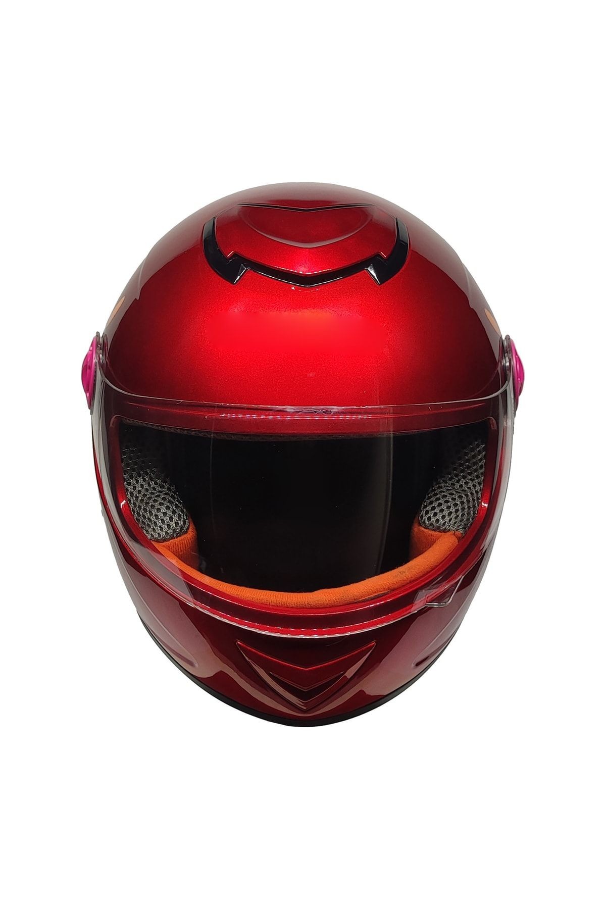 Sy118-çocuk Kask Skull Red