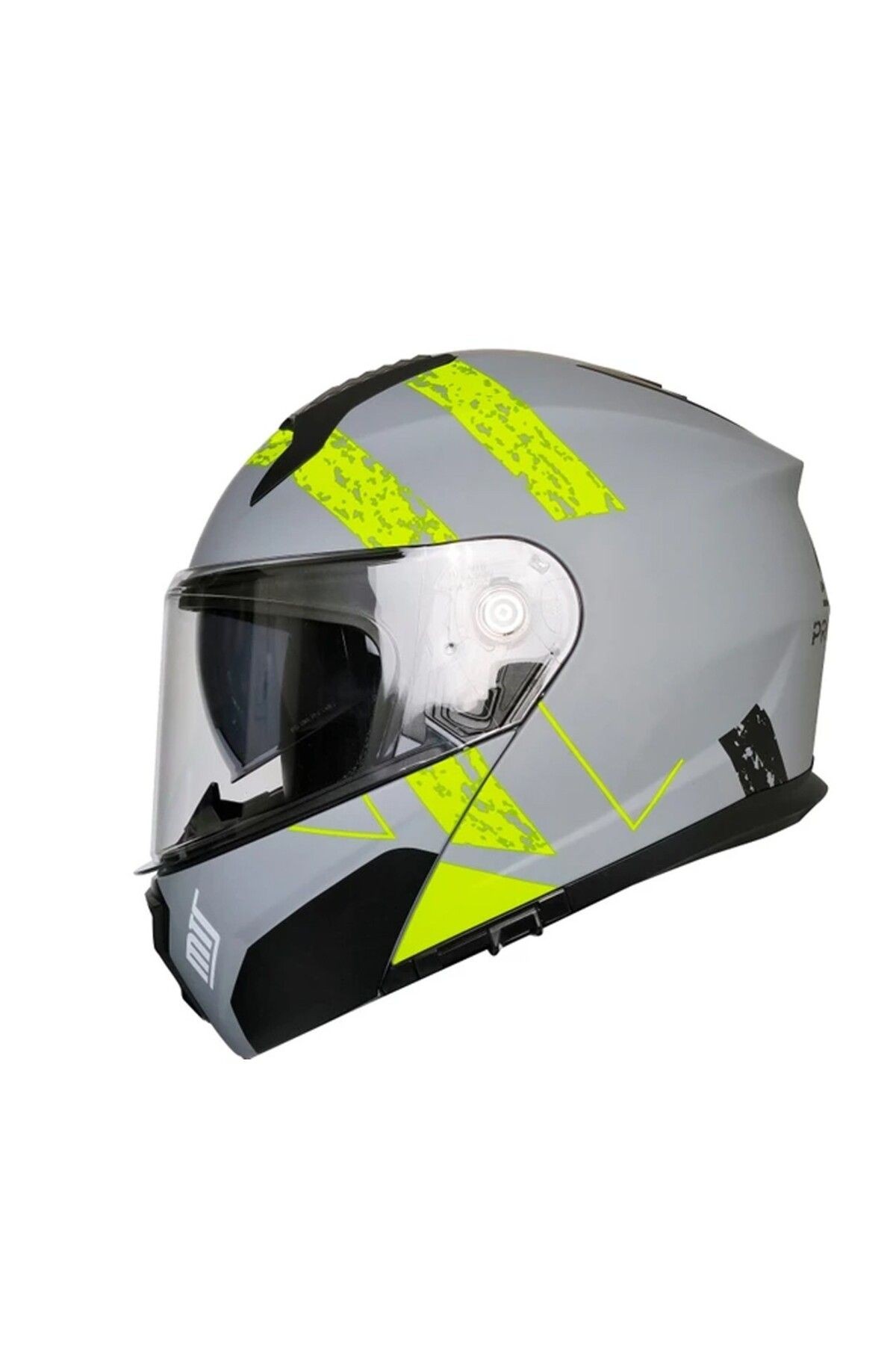 M 966 V2 Çene Açılır Kask Neon Gözlüklü