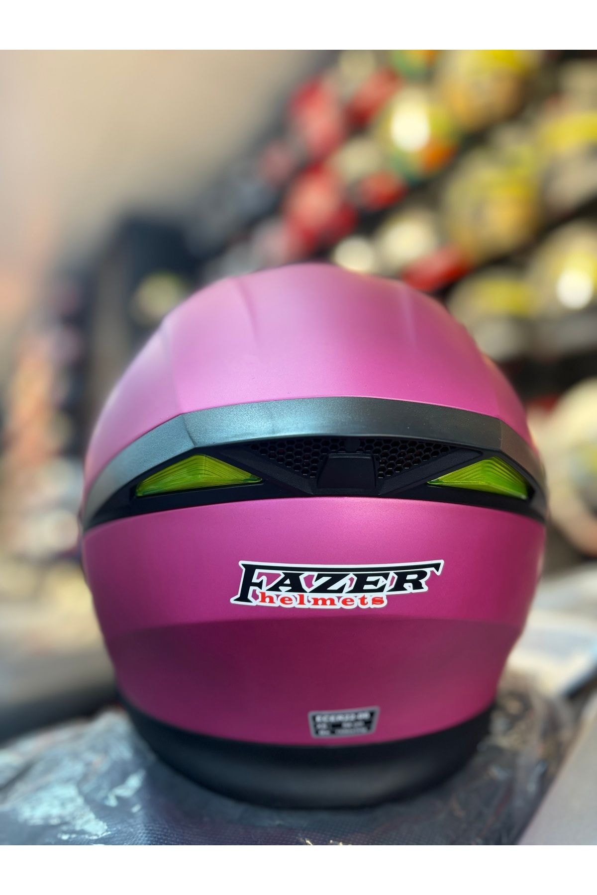 FAZER MAT FUCHSIA ÇENE AÇILIR GÜNEŞ VİZÖRLÜ MOTOSİKLET KASKI