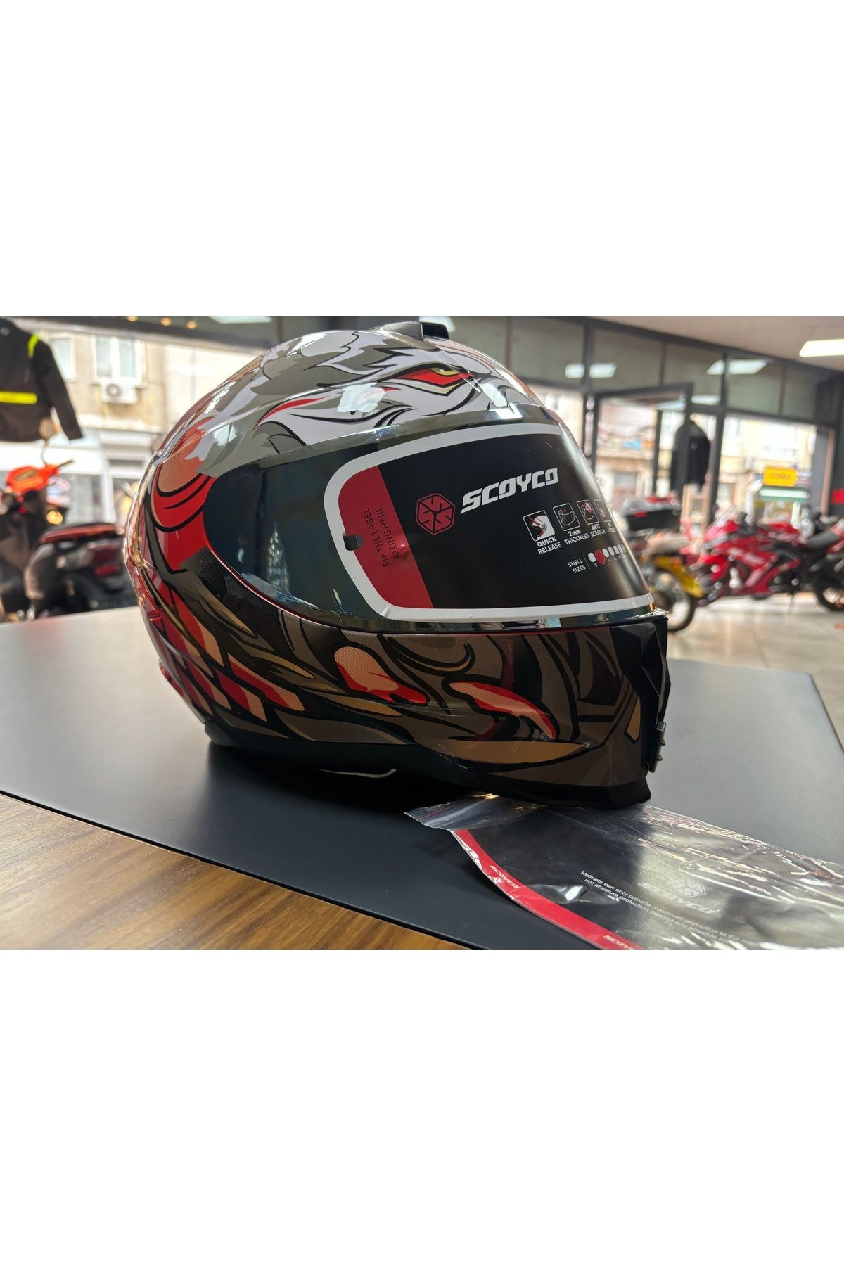 869 Wild Fullface Helmet Motorcyle