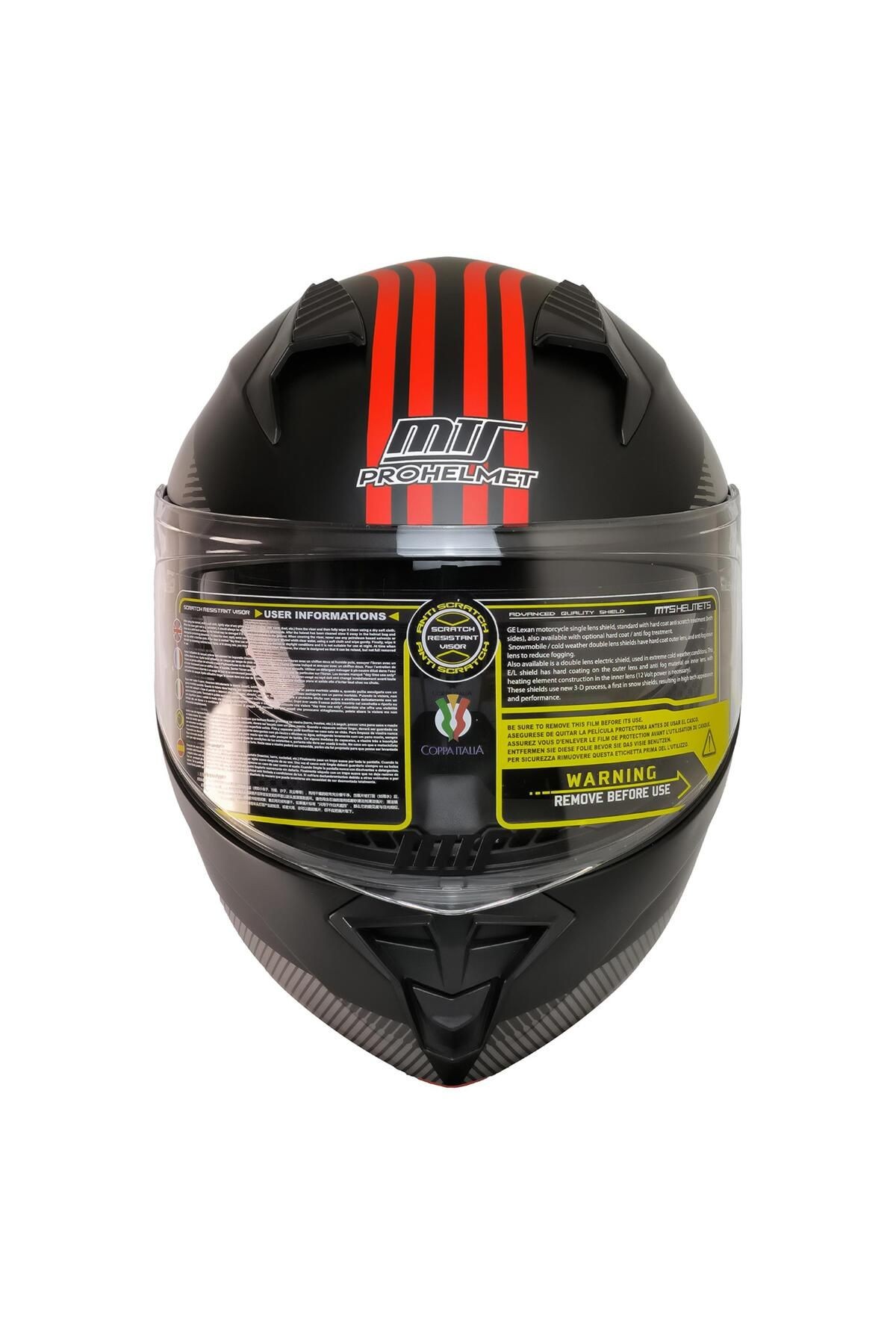 966 Wx20 Red Çene Açılır Kask