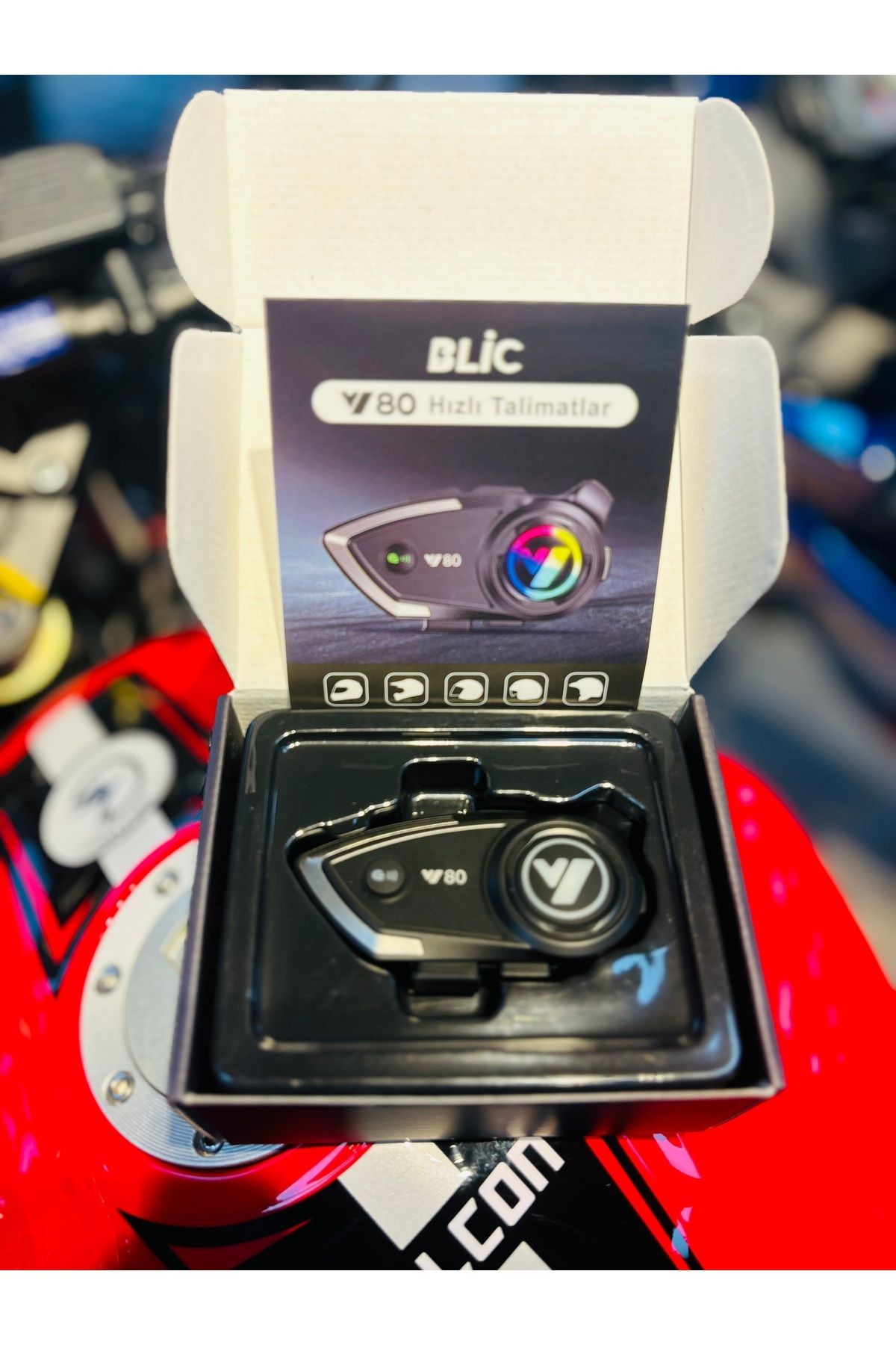 BLİC Y80 İNTERCOM BLUETOOTH RGB IŞIKLI KULAKLIK