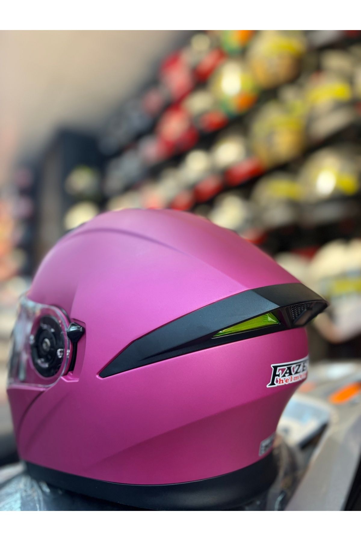 FAZER MAT FUCHSIA ÇENE AÇILIR GÜNEŞ VİZÖRLÜ MOTOSİKLET KASKI