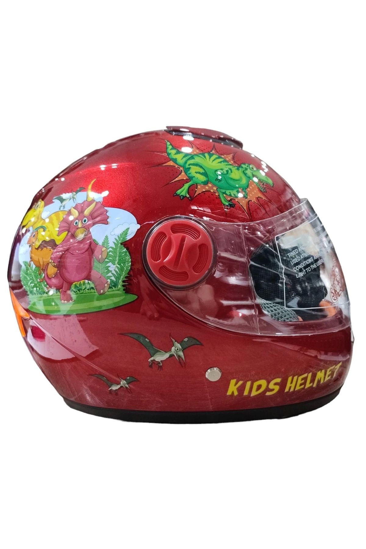 -sy118 Çocuk Kask Dino Red