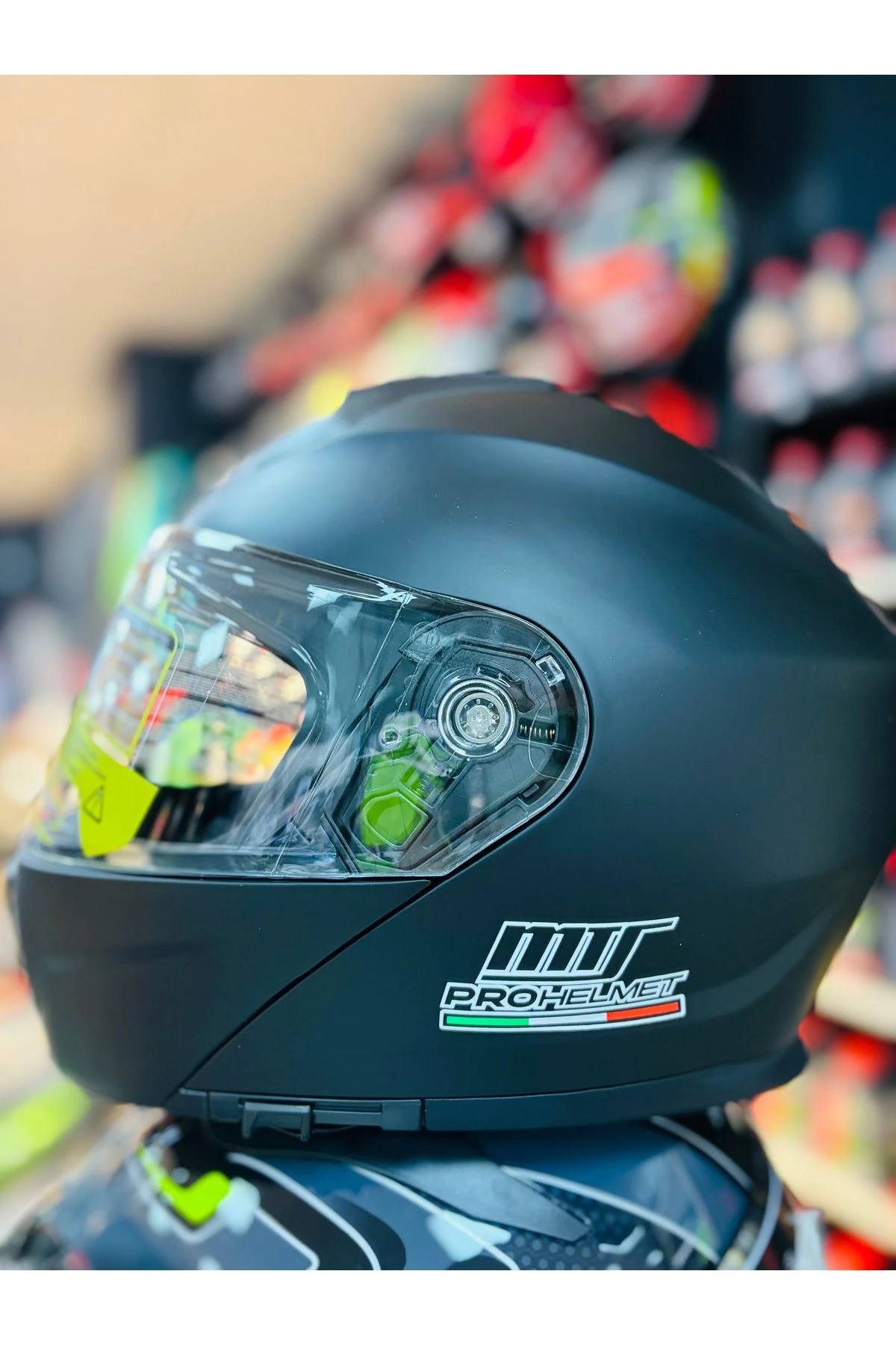 618 YARIM AÇIK GÜNEŞ GÖZLÜKLÜ MOTOSİKLET KASKI (SİYAH)