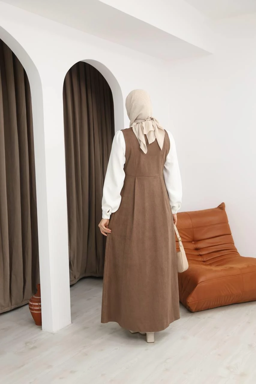 LF5027 Gömlekli İkili Takım Star Süet Kumaştan  – Konfor ve Zarafeti Bir Arada Sunan Tasarım