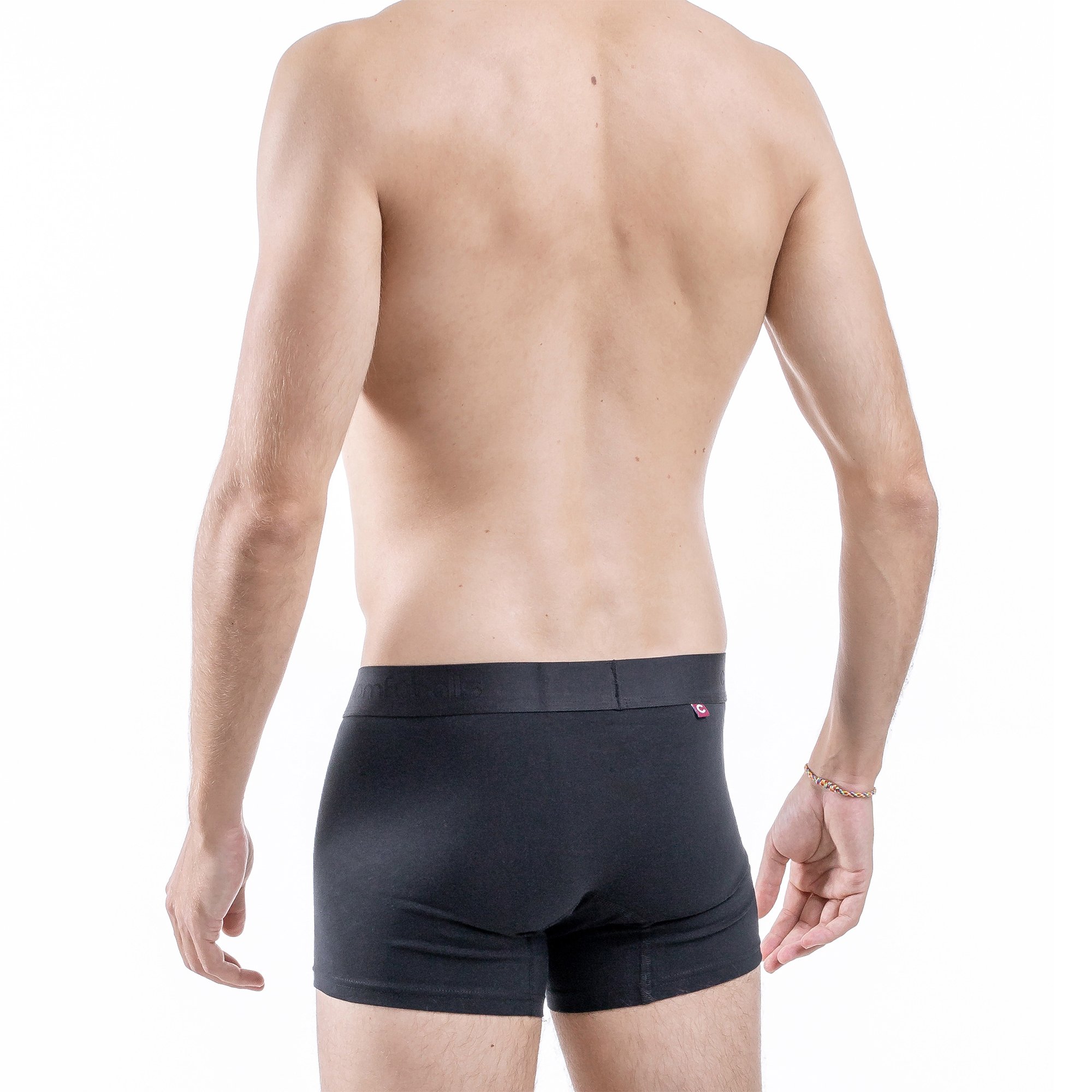 Ghost Black Cotton Erkek Boxer 3'lü Paket