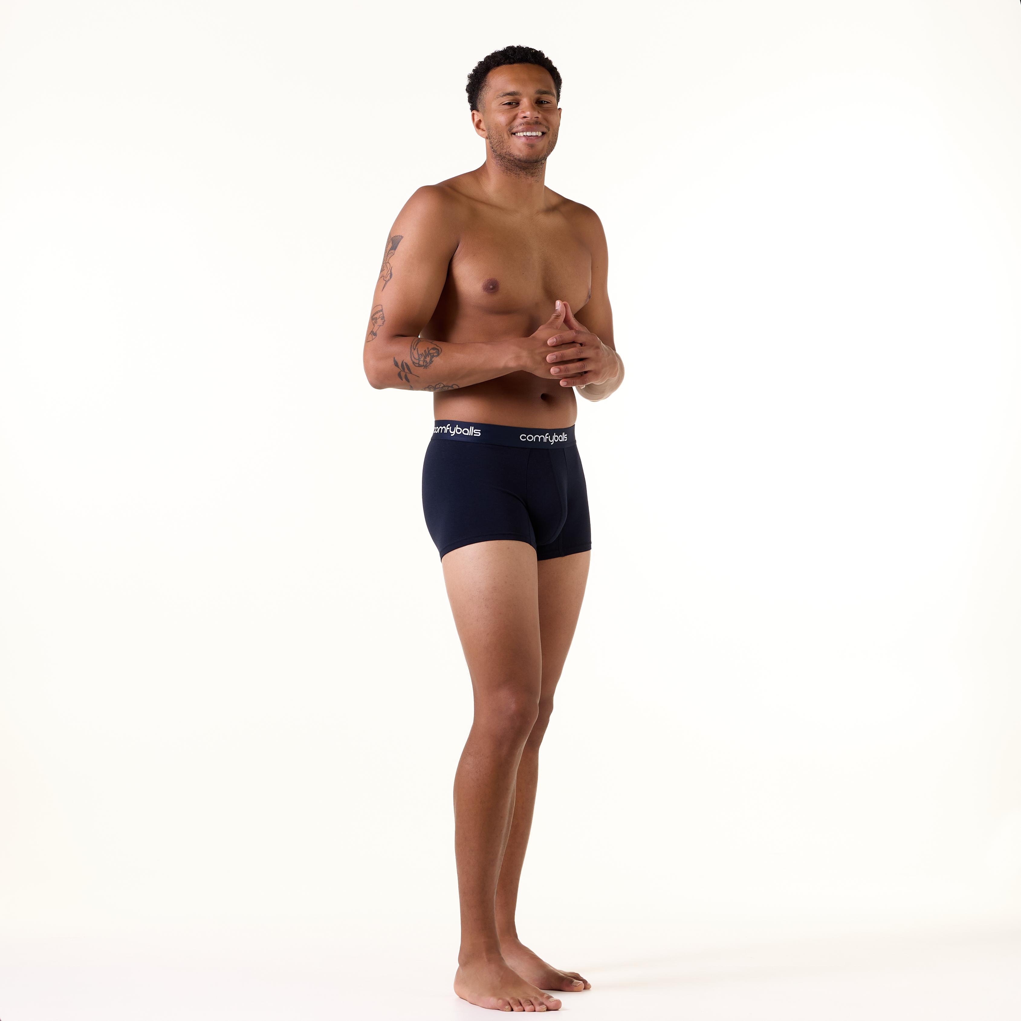 Navy Comfycel Erkek Boxer 3'lü Paket