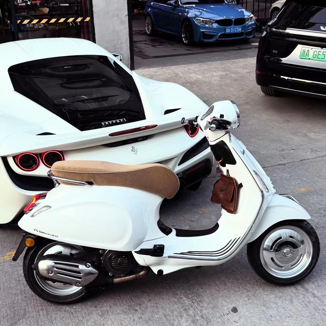 Mandrill Vespa Jant Seti Torino Metalik Gri | Vespa GTS/GTS Super/GTV/GT 60/GT/GT L 125-300cc