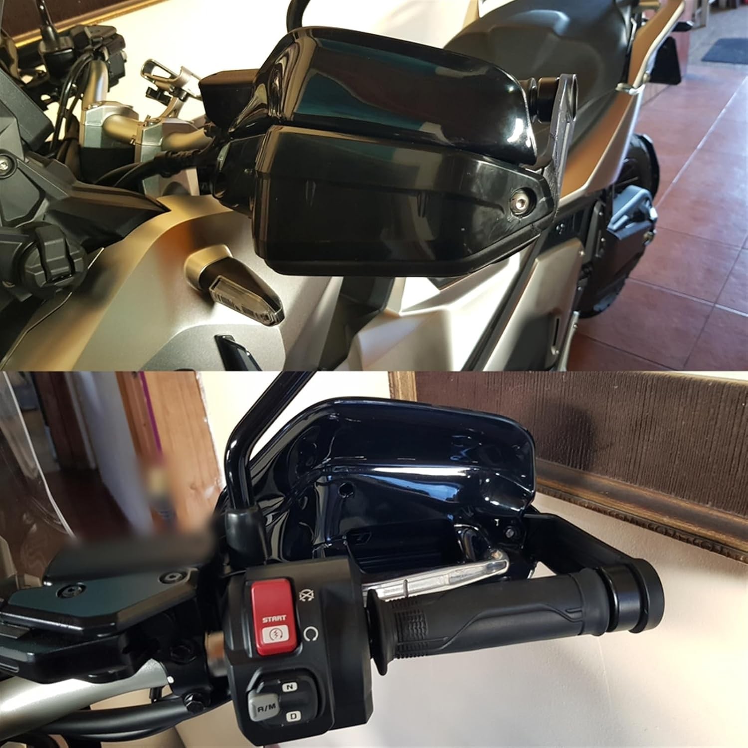 Honda X-ADV 750 Rüzgar Engelleyicisi İle Beraber Elcik Koruma Beyaz Renk